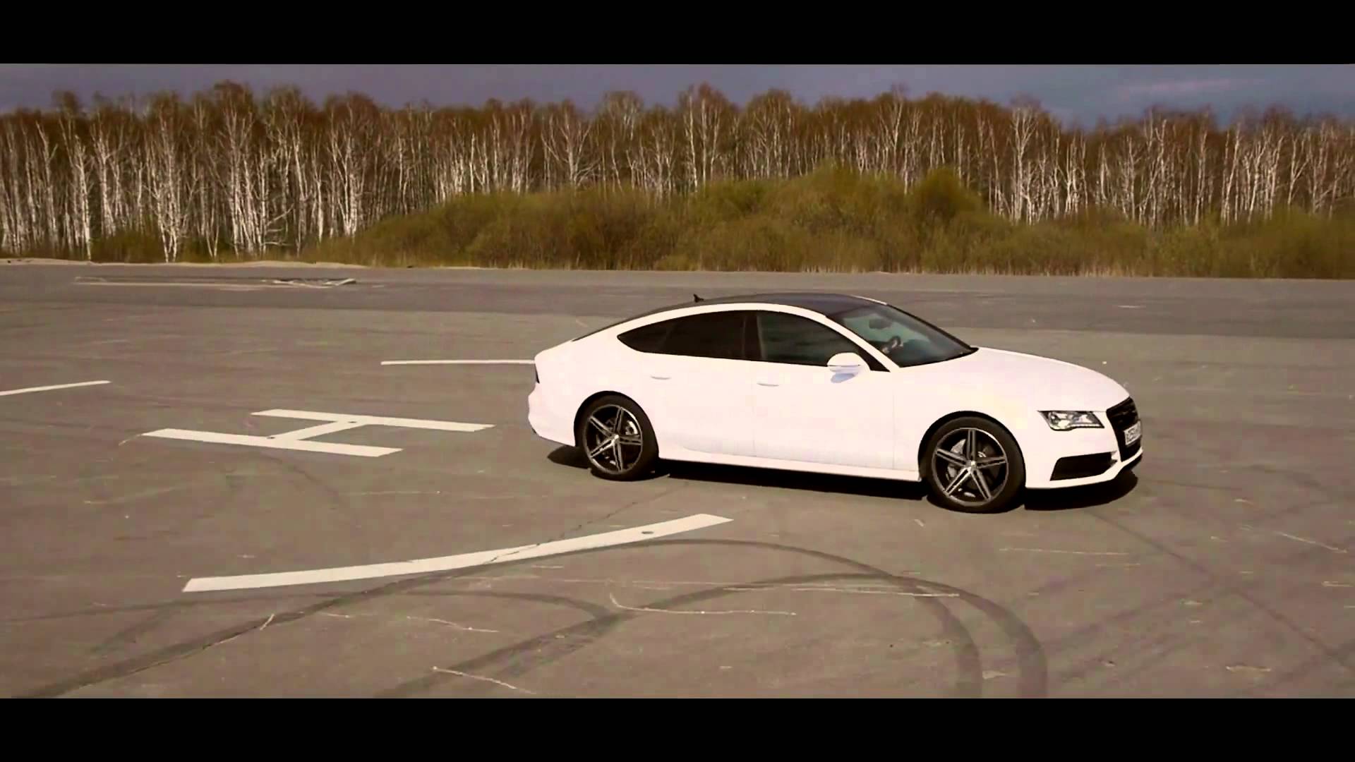 1920x1080 Audi A7 White With Black Rims wallpaperx1080