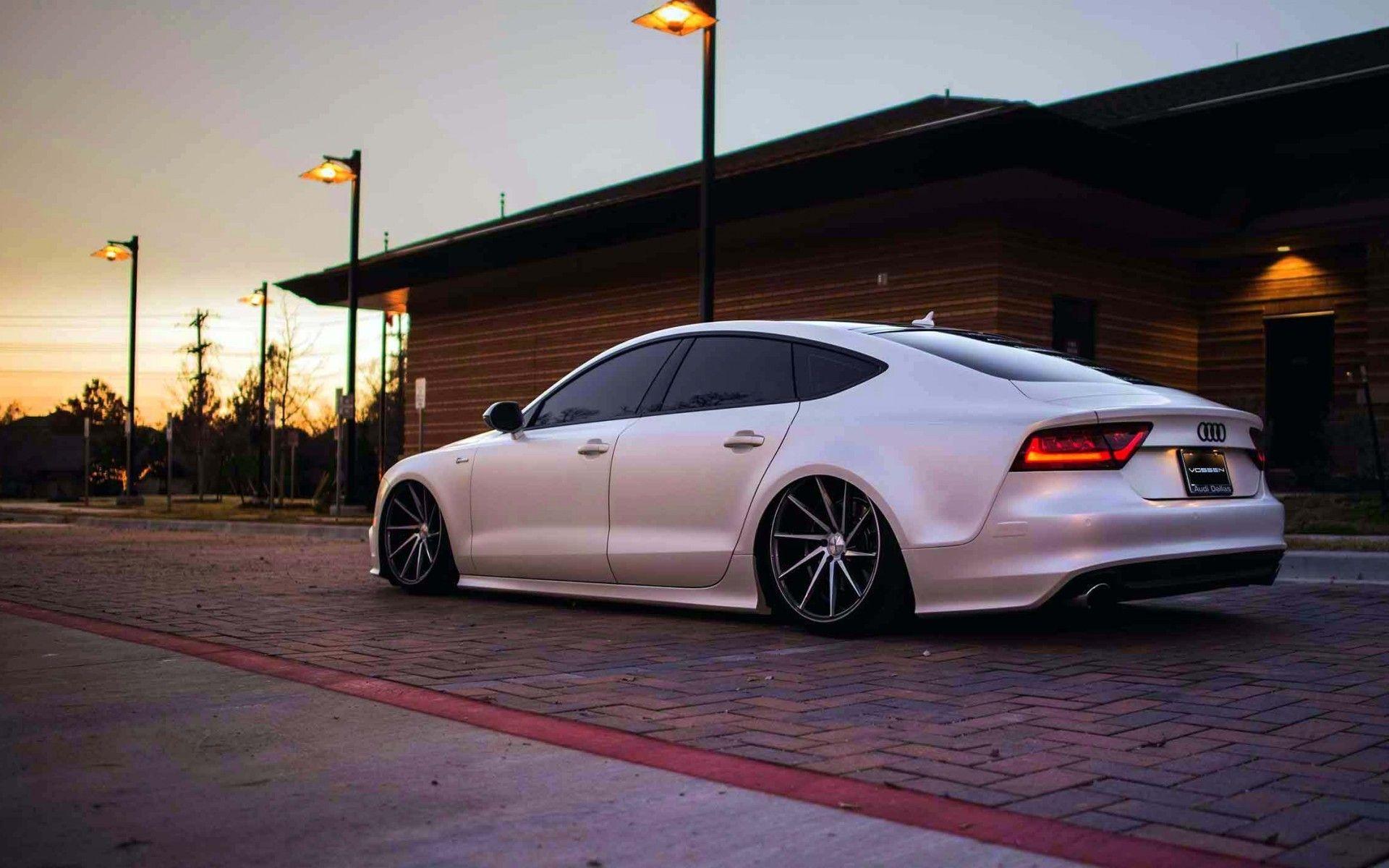 1920x1200 Audi A Vossen, Audi, Car, Vehicle, White cars Wallpaper HD