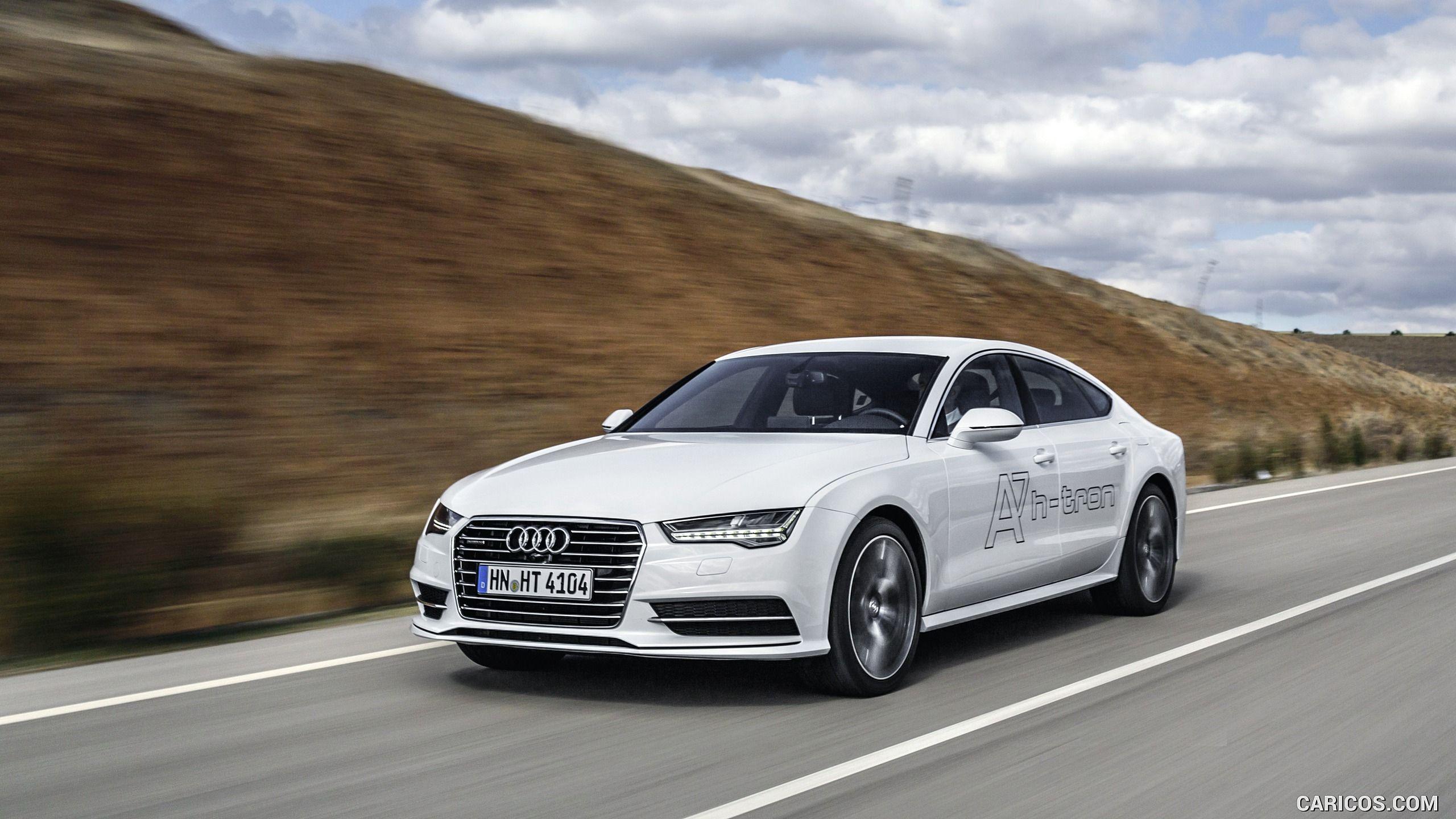 2560x1440 Audi A7 Sportback H Tron Concept (Color: Ibis White)