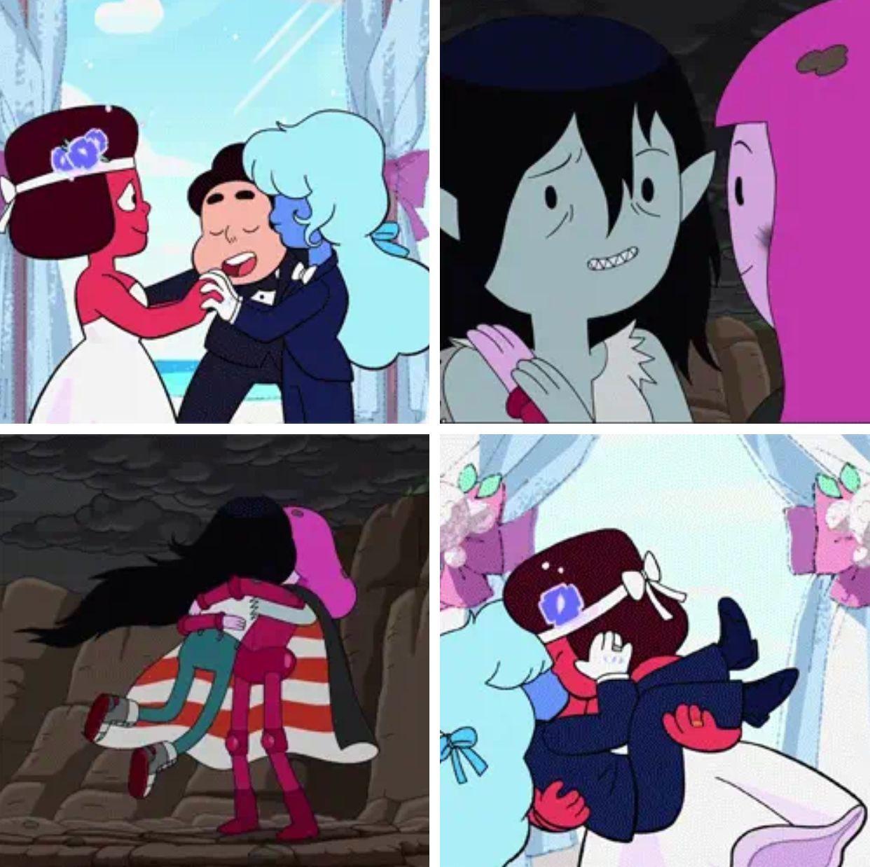 1242x1238 Adventure Time, Bubbline, Marceline, Princess Bubblegum, Adventure