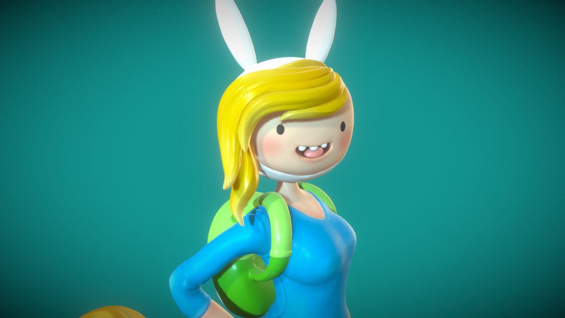 1920x1080 Fionna and Cake Fan Art model