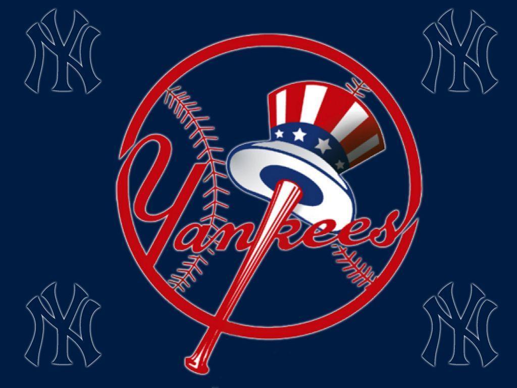 1024x768 New York Yankees Logo Wallpaper