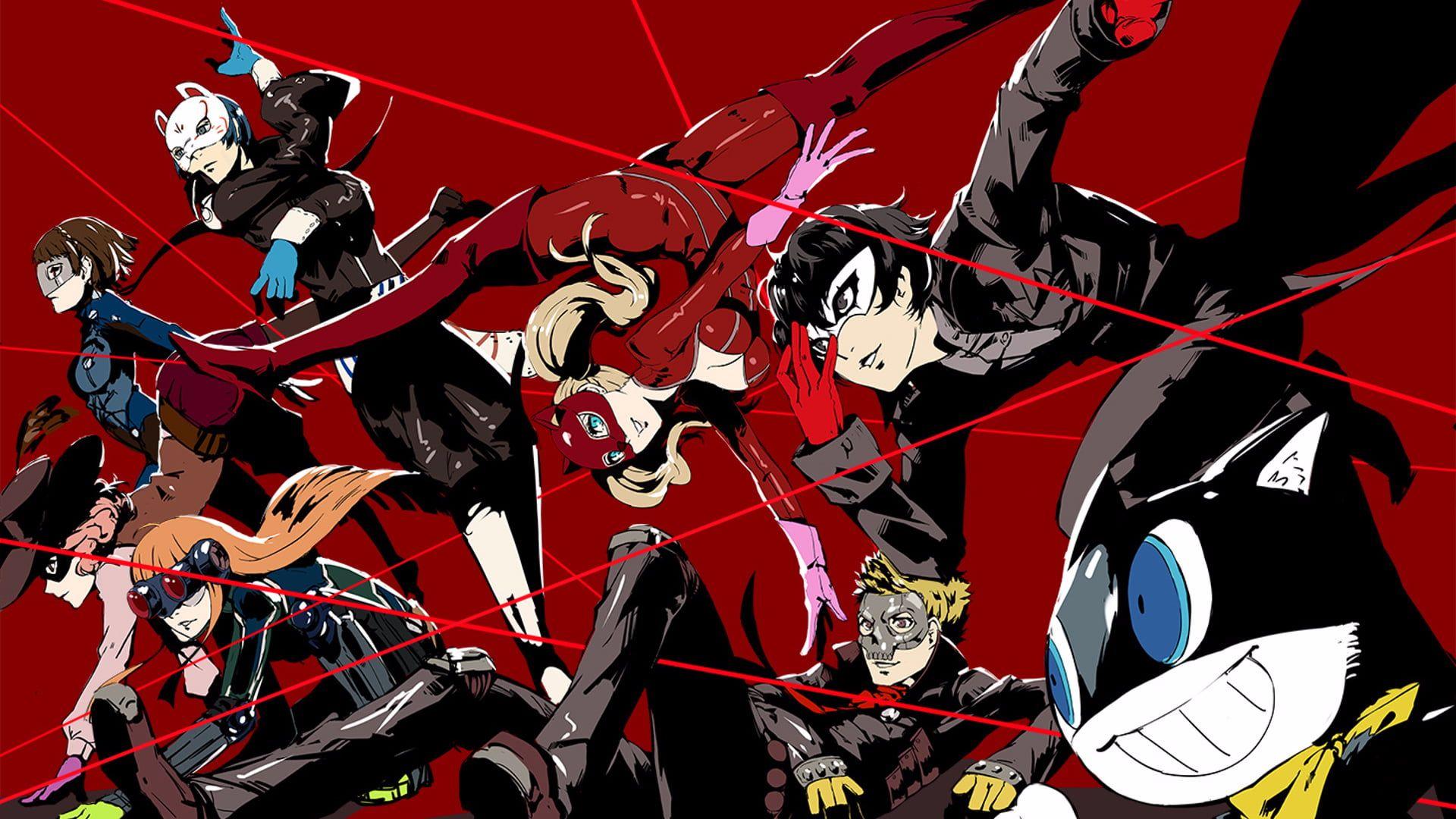 1920x1080 Anime characters digital wallpaper, Persona Persona series, Phantom Thieves HD wallpaper