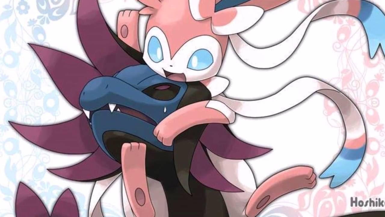 1280x720 Sylveon Y Hydreigon Dragon And Fairy Type, HD Wallpaper