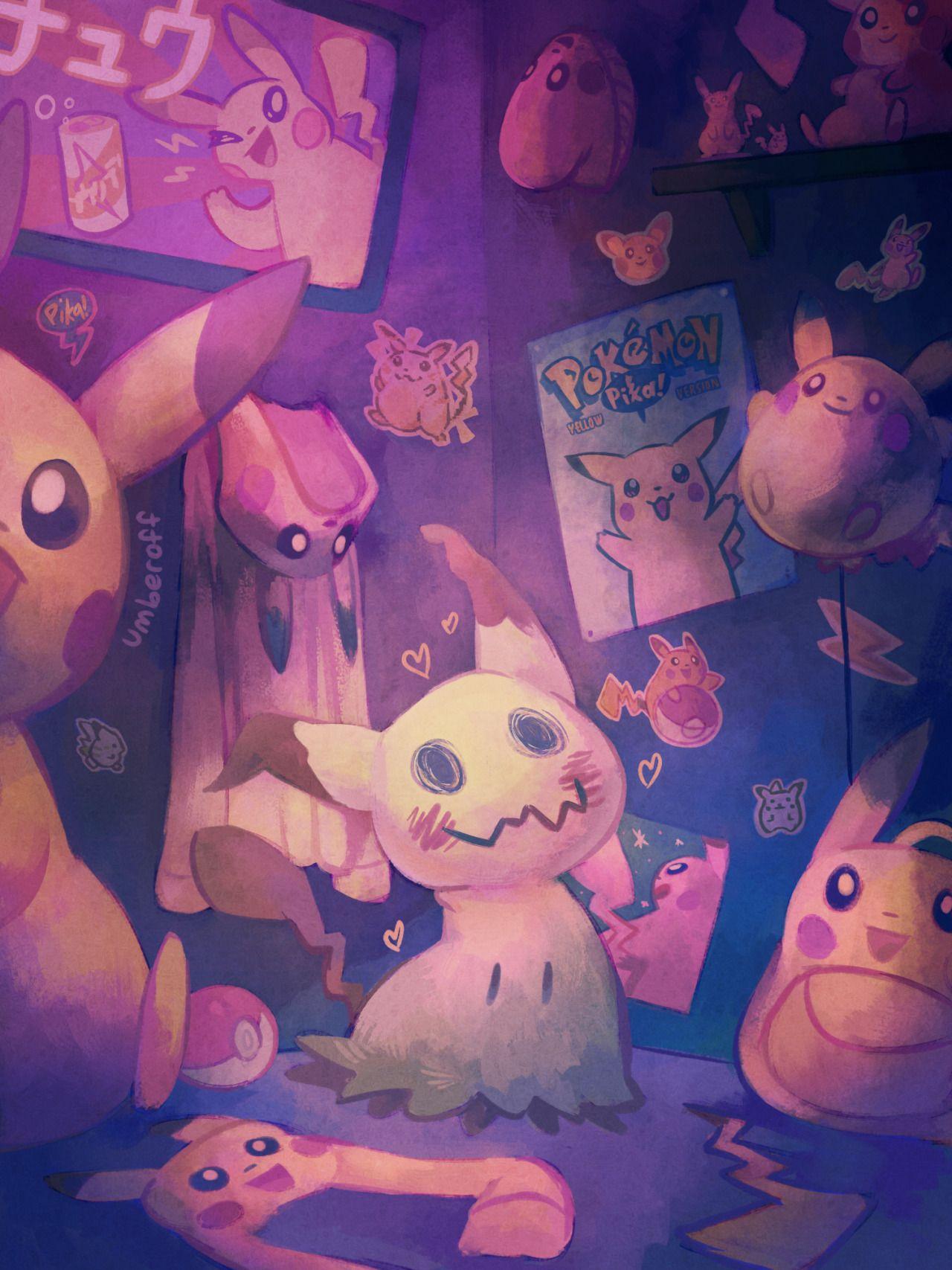 1280x1707 Mimikyuémon Anime Image Board