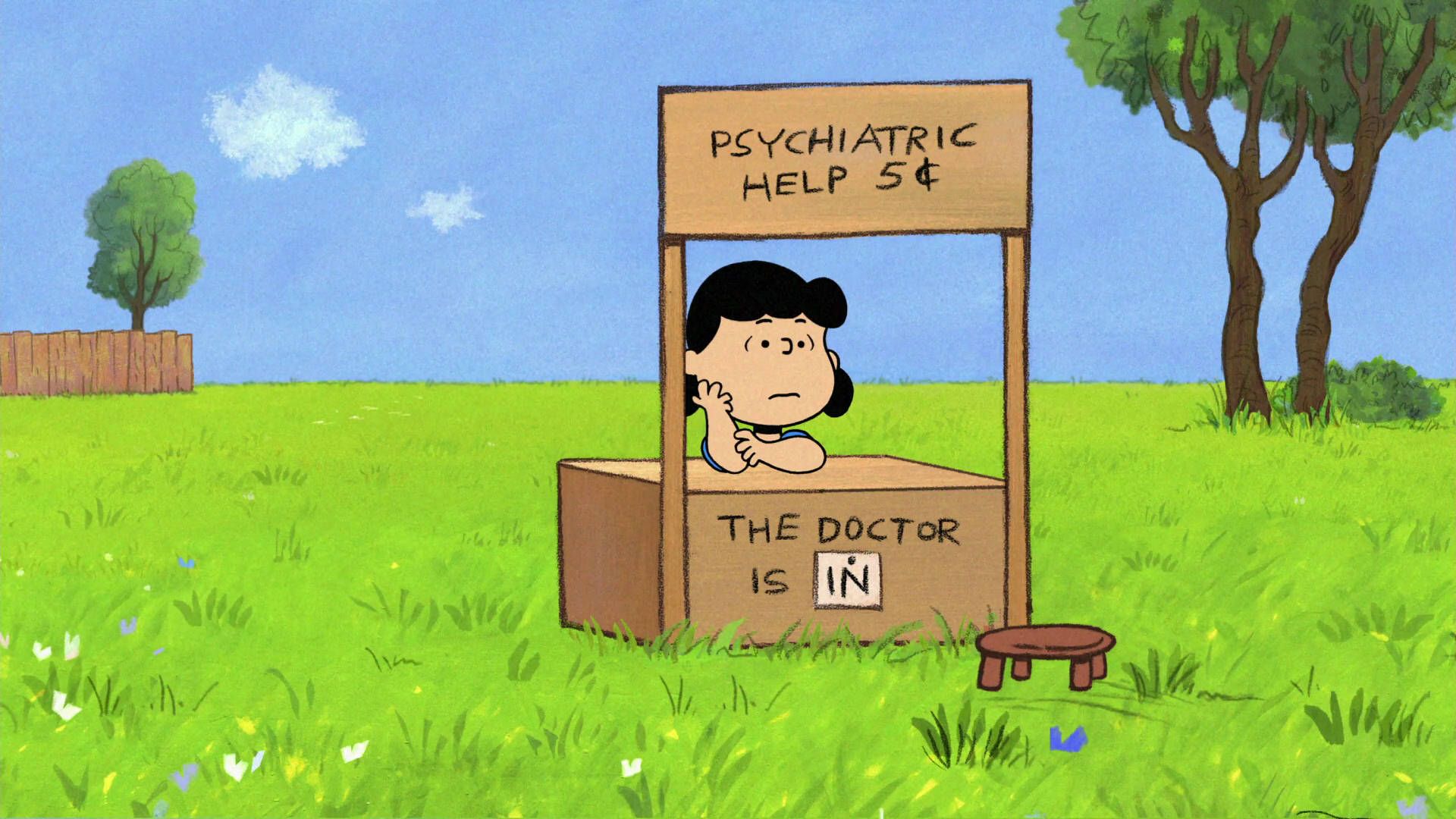 1920x1080 Download Lucy Van Pelt Psychiatric Booth Wallpaper
