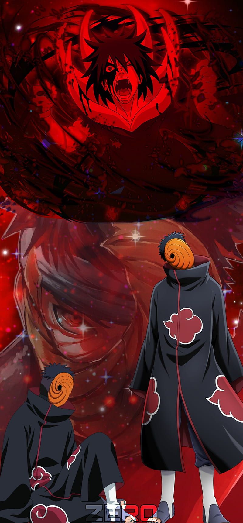 800x1721 Obito, naruto, uchiha, uchiha obito, masked madara, HD phone wallpaper