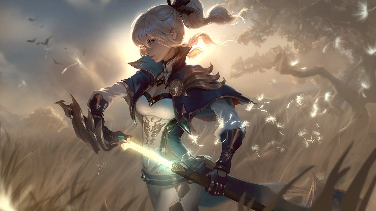 1200x675 Dandelion Knight」- Jean Gunnhildr. I swear on my sword to always protect Mondstadt. Special thanks to the talented creator of this artwork. Personal page