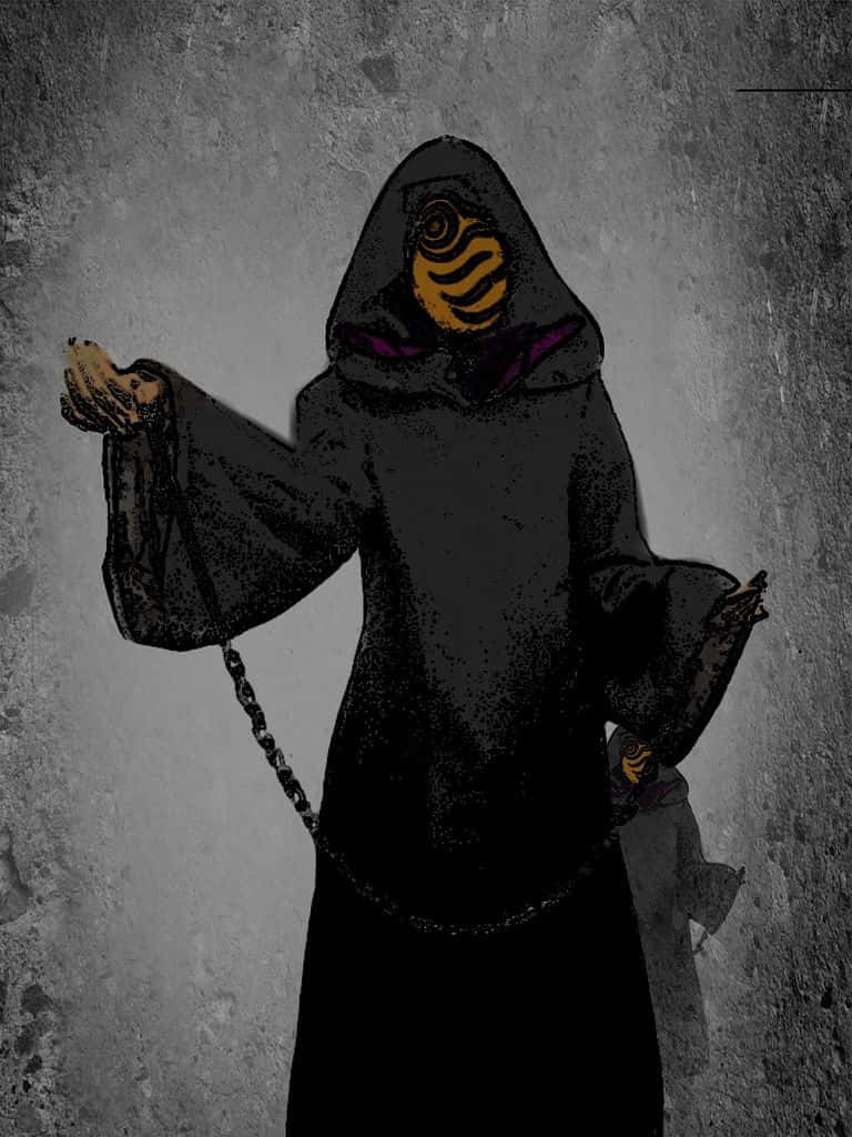 768x1024 Download Uncover your true identity with Obito's mask Wallpaper