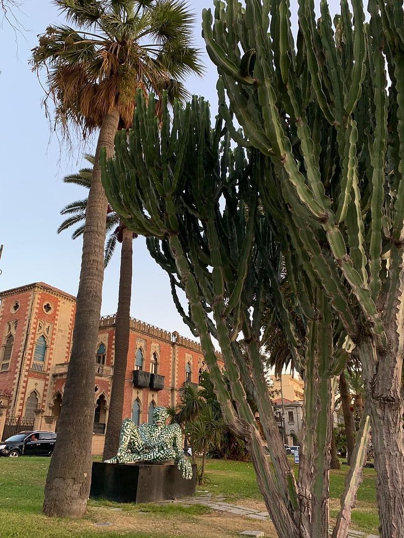 800x1067 Reggio di Calabria, Calabria, palace, monument, plants, Italy, HD phone wallpaper