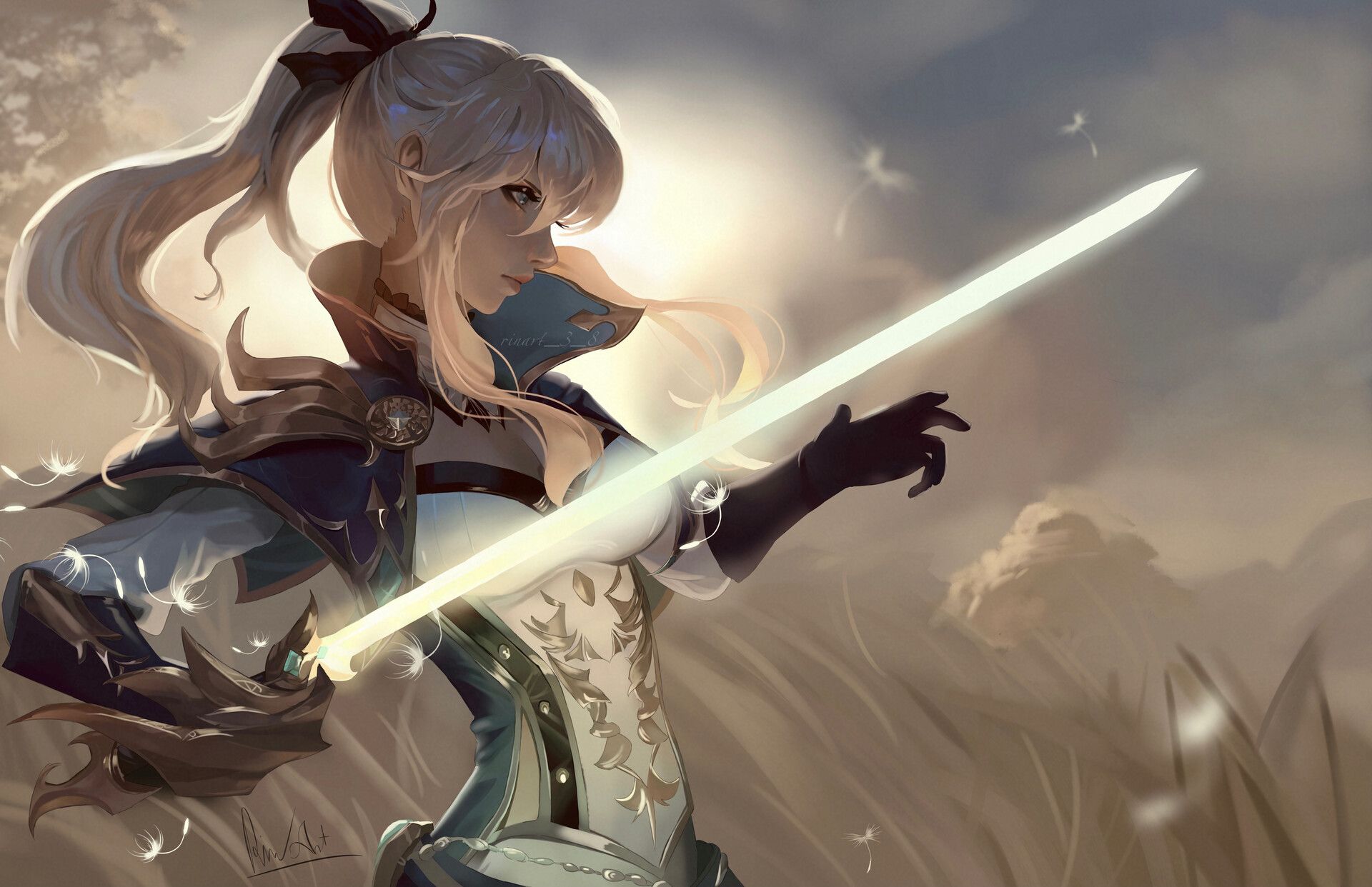1920x1242 Dandelion Knight Jean Gunnhildr