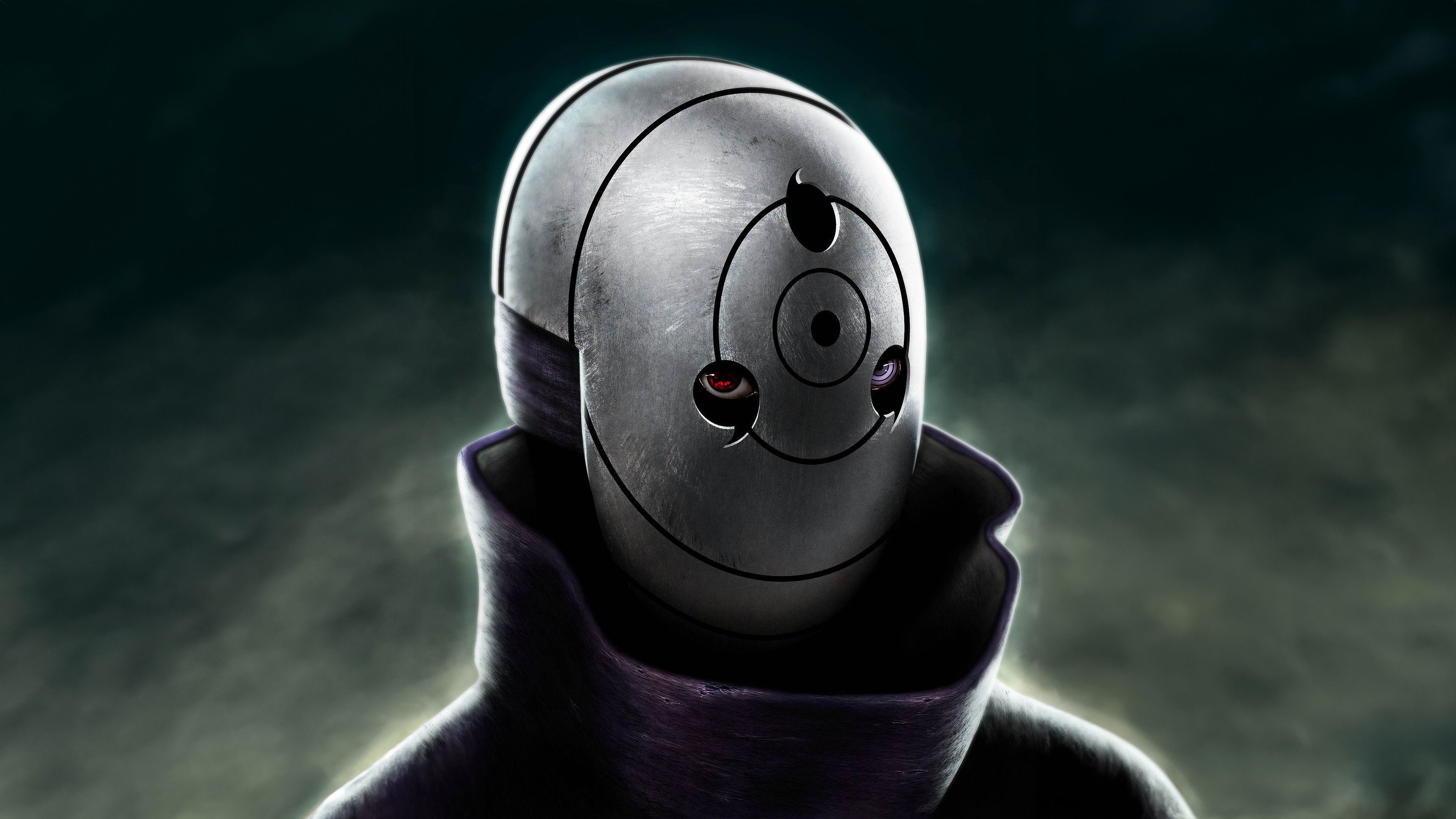 3840x2160 Obito Mask HD Wallpaper 4K