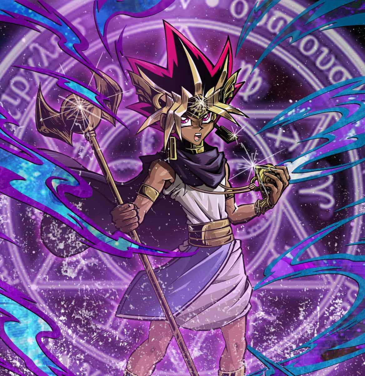 1167x1200 Download #Pharaoh Atem Standing Tall Wallpaper