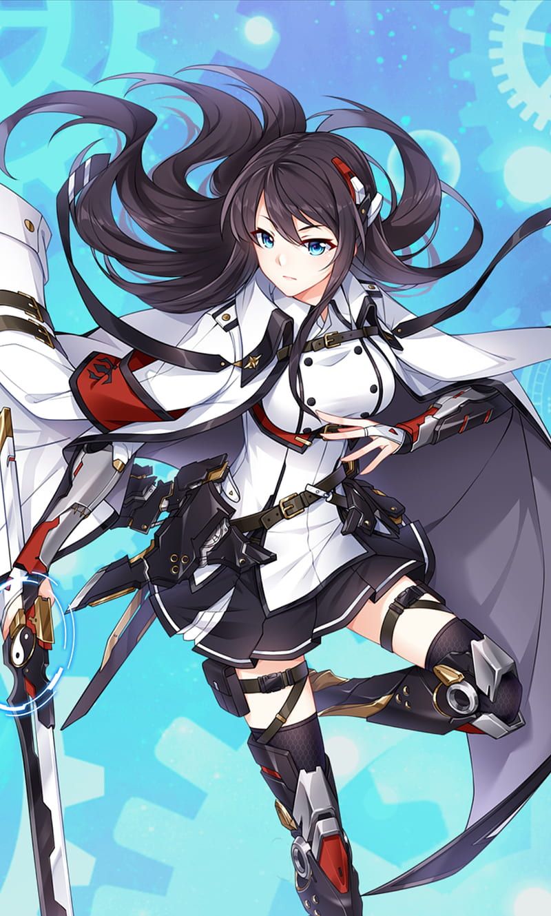 800x1329 Anime Girl, gamer, girl x battle, phone, saint, special, HD phone wallpaper