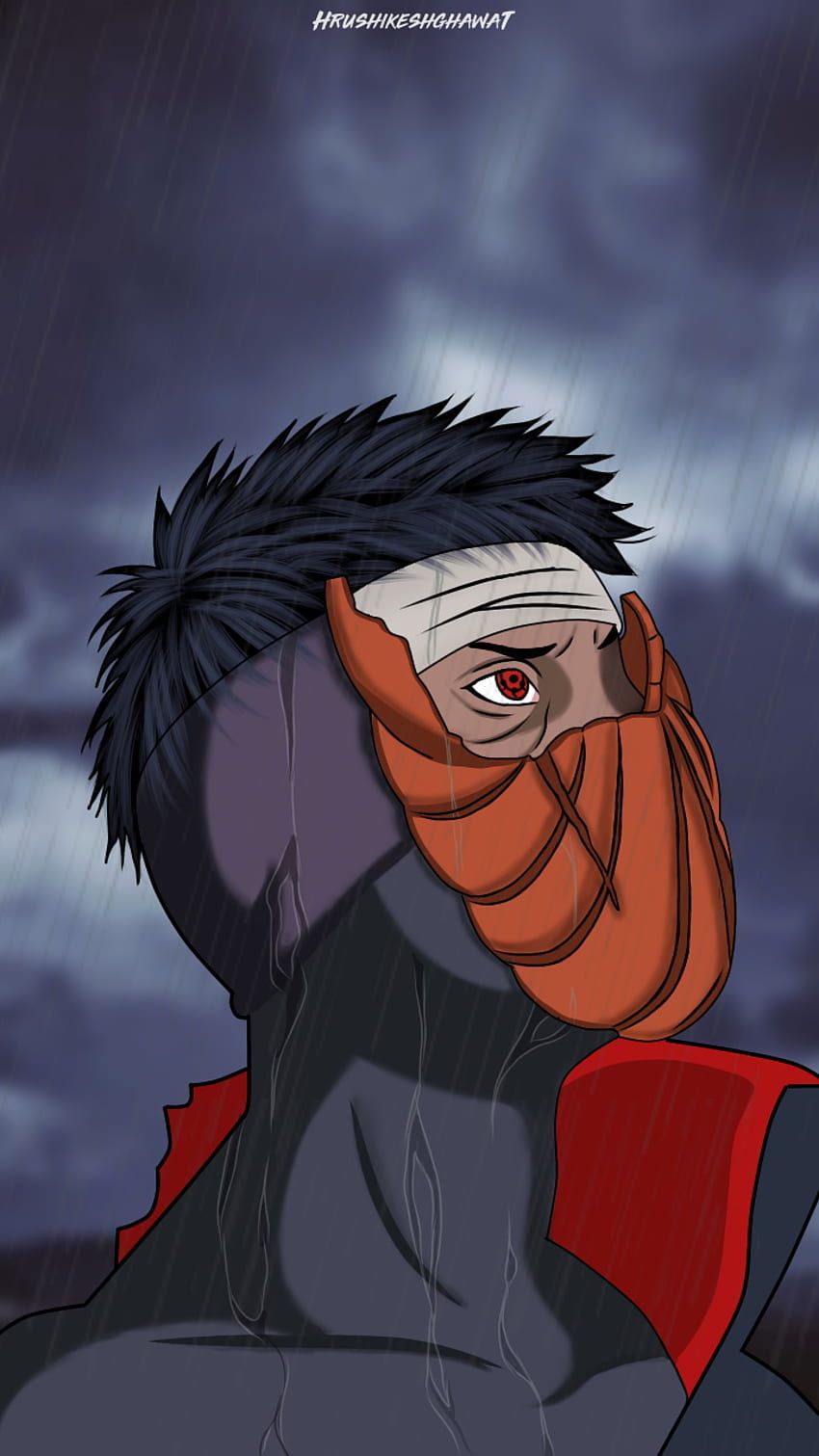 850x1511 Obito Mask, obito akatsuki HD wallpaper