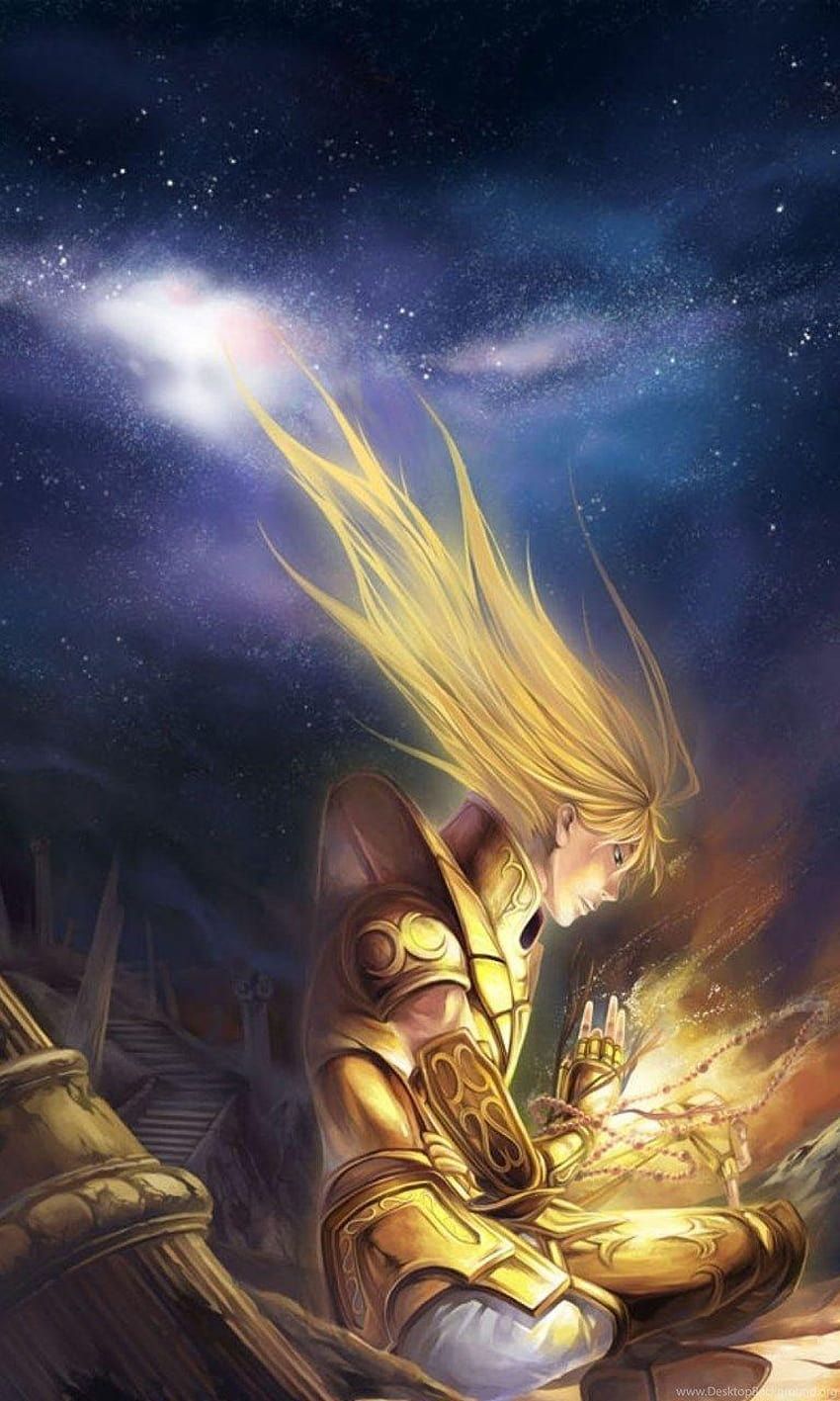 850x1417 Saint Seiya Virgo Shaka HD phone wallpaper