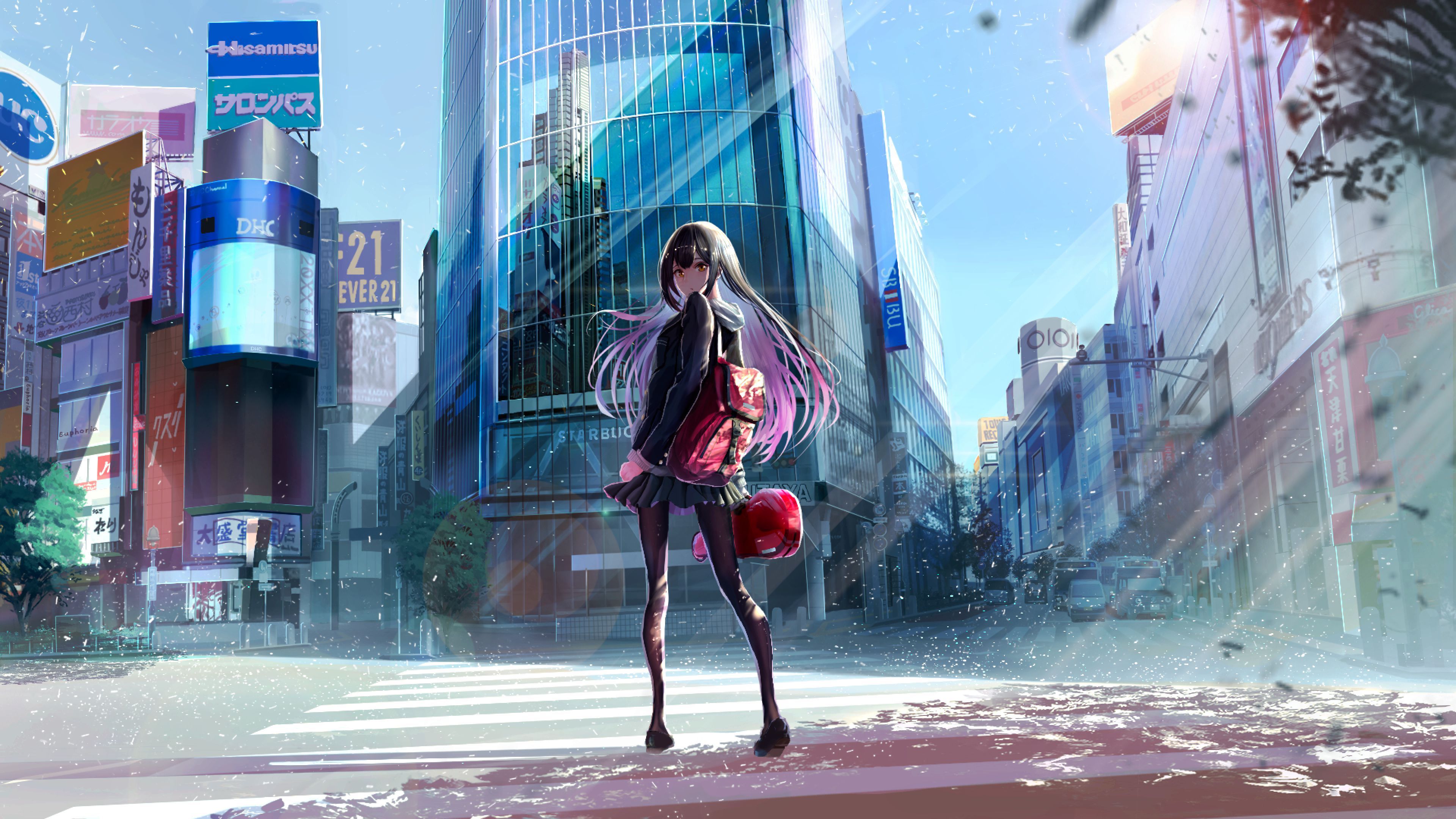 3840x2160 Anime Girl 3840x2160 Wallpaper