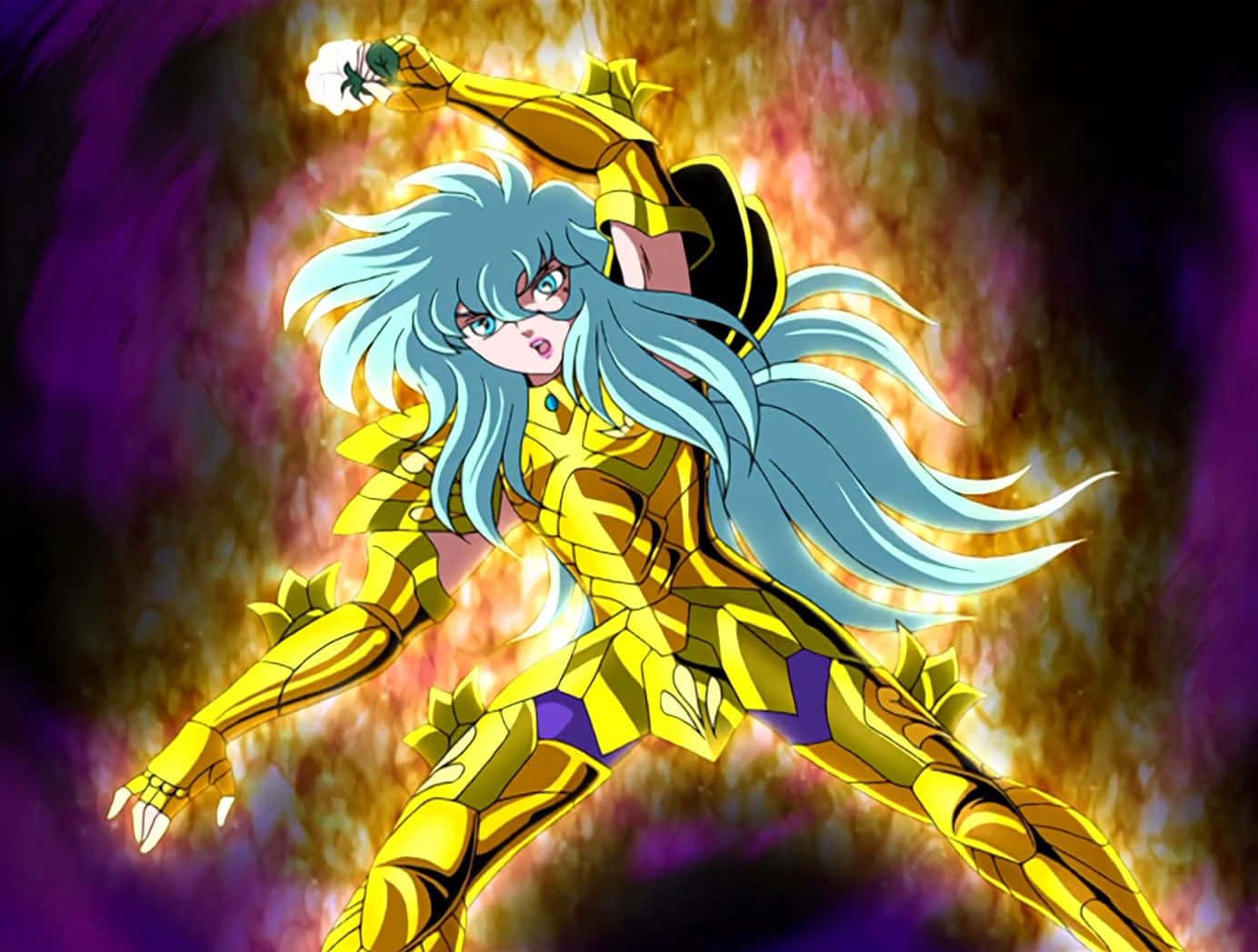 1384x1048 Download Pisces Aphrodite Seiya Anime Character Wallpaper