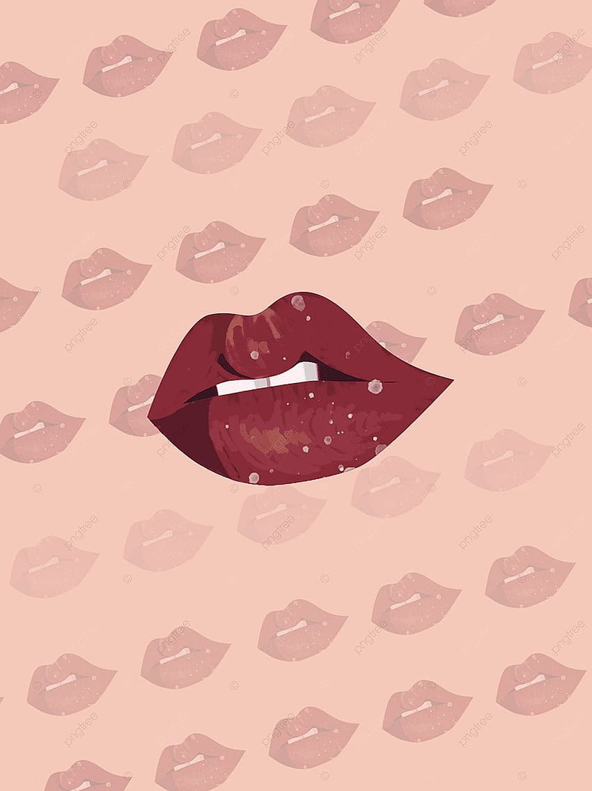 850x1136 Red Lips Lips Mouth Phone Background Lipstick Simple And Fashionable, Fashion, Lips, Mouth Background for, kiss mark HD phone wallpaper