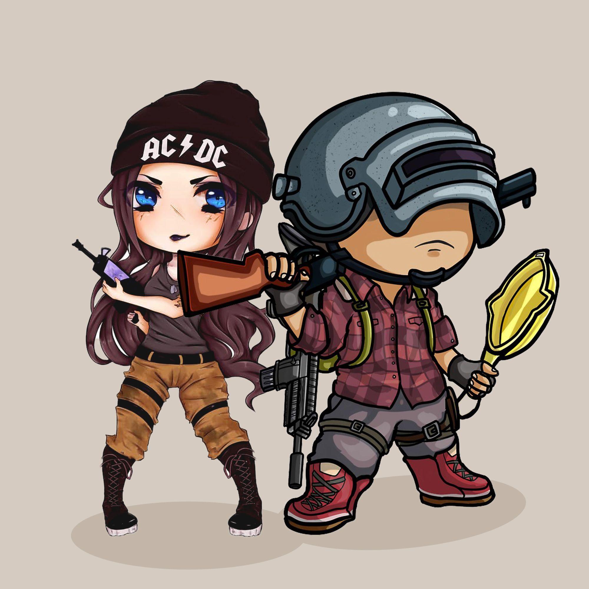 Wallpaper Pubg Kartun