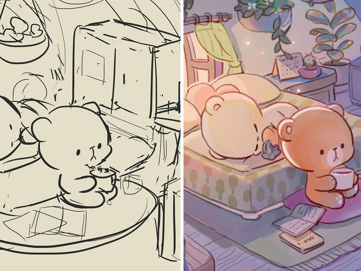 1200x900 Milk & Mocha's creators on making the most romantic app stickers