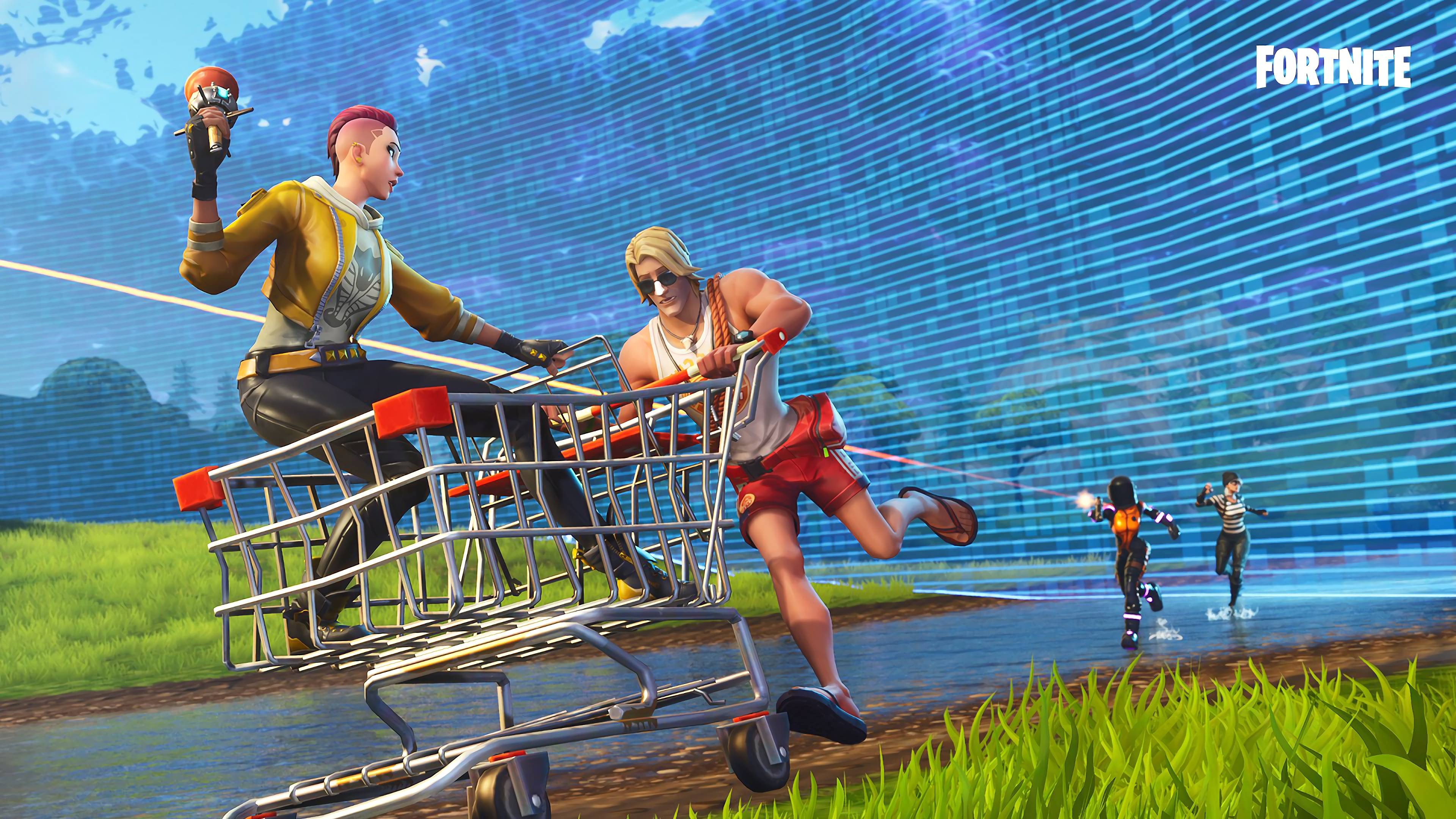3840x2160 Sun Tan Specialist Shade Shopping Cart Dark Vanguard Rapscallion