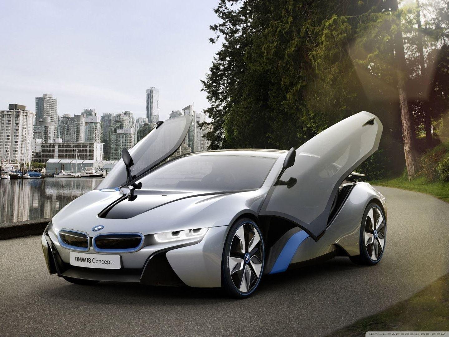 1440x1080 BMW i8 Open Doors ❤ 4K HD Desktop Wallpaper for 4K Ultra HD TV