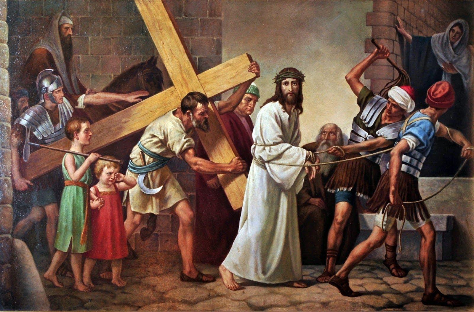 1600x1053 Free download Simon Helps Jesus Carry His Cross Helps Jesus To