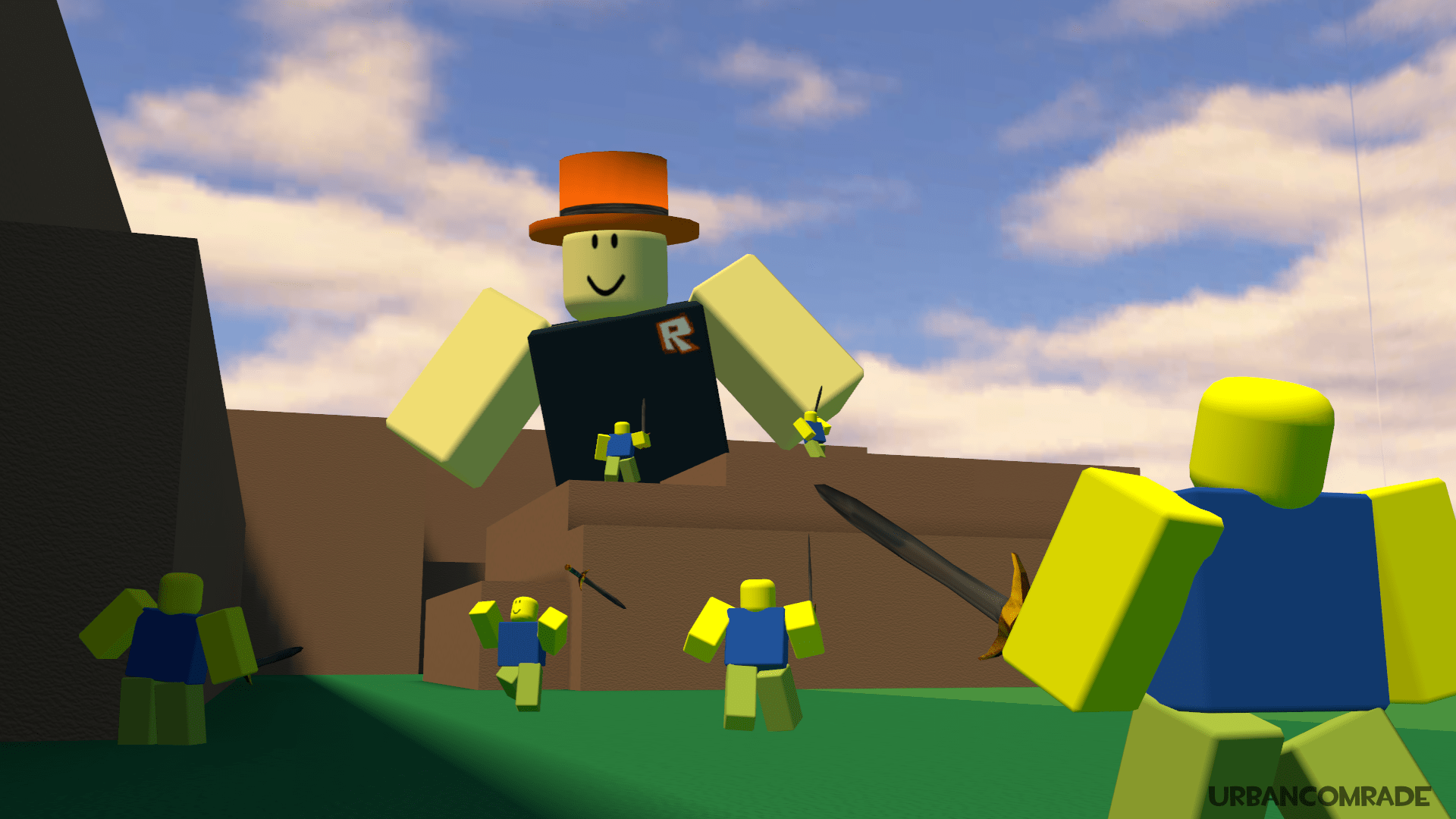 funny roblox wallpapers