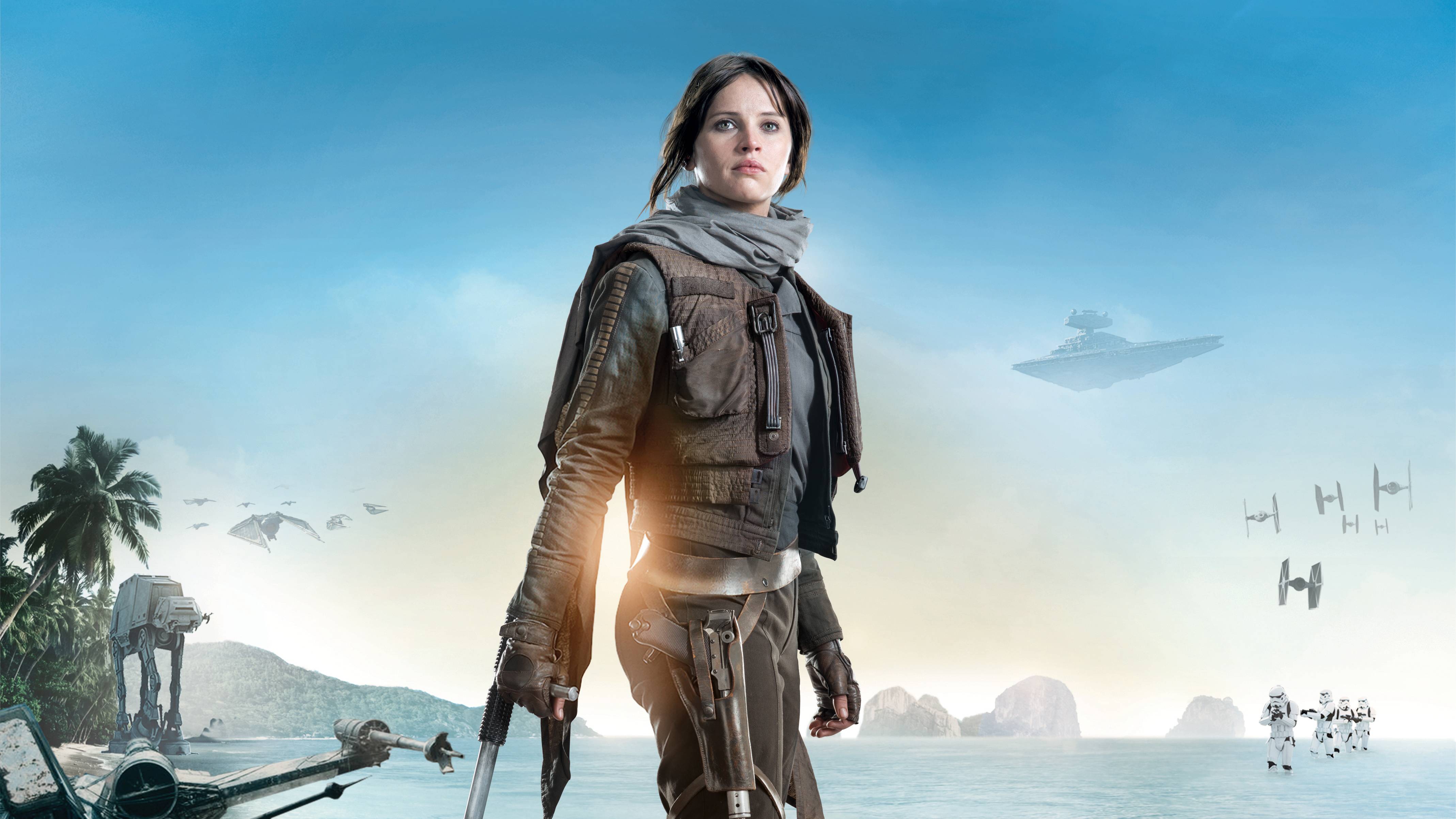 4275x2405 Felicity Jones Rogue One A Star Wars Story 4K Wallpaper. HD