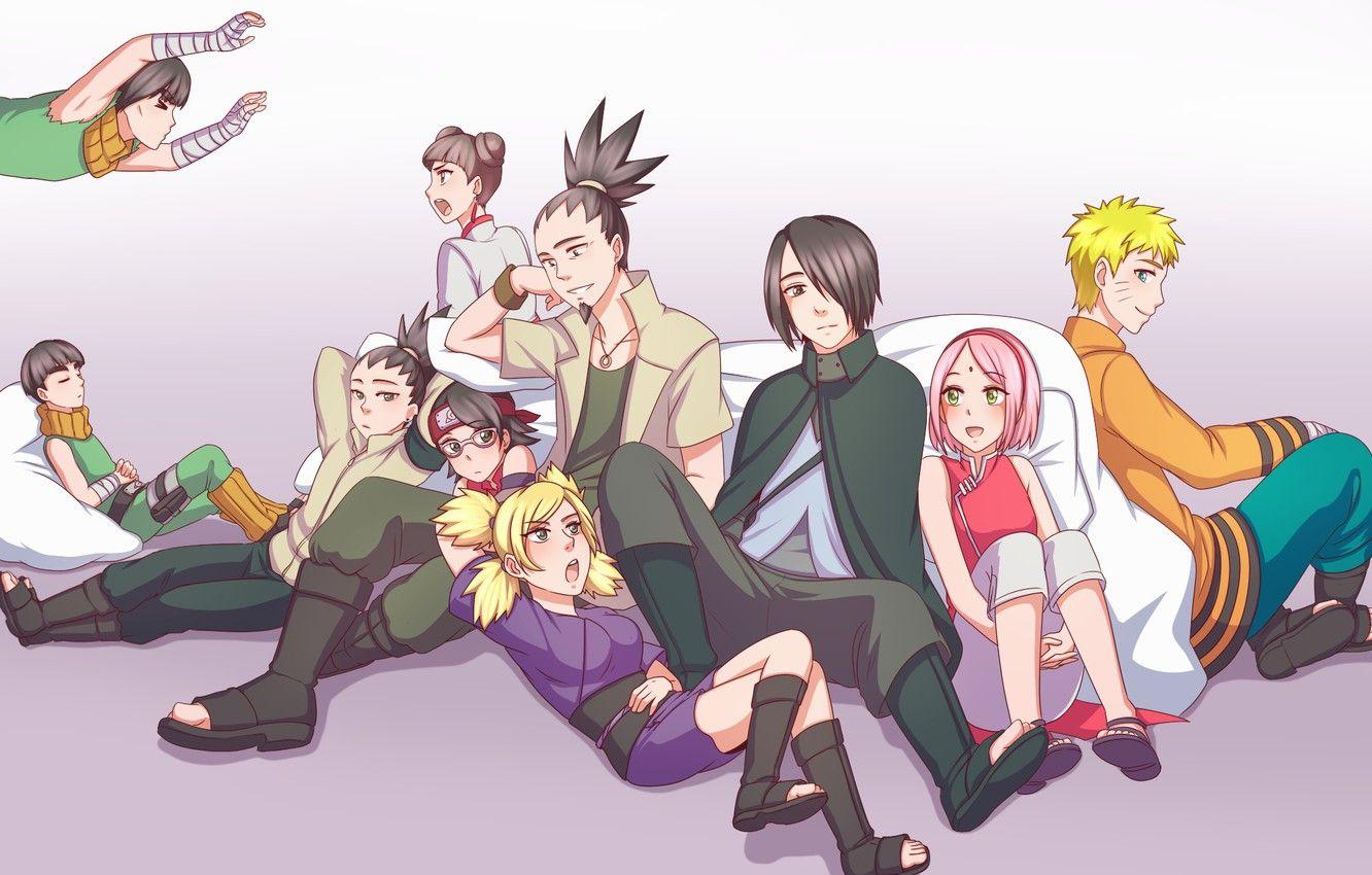 1332x850 Wallpaper Uchiha Sasuke, Haruno Sakura, NARUTO, Uzumaki Naruto