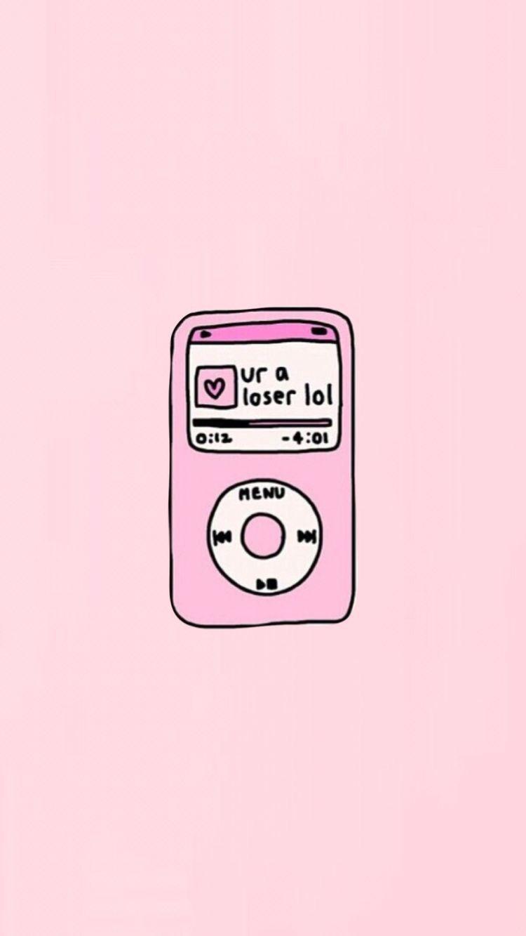 750x1333 iPhone Wallpaper Background Pastel Pink Tumblr Aesthetic