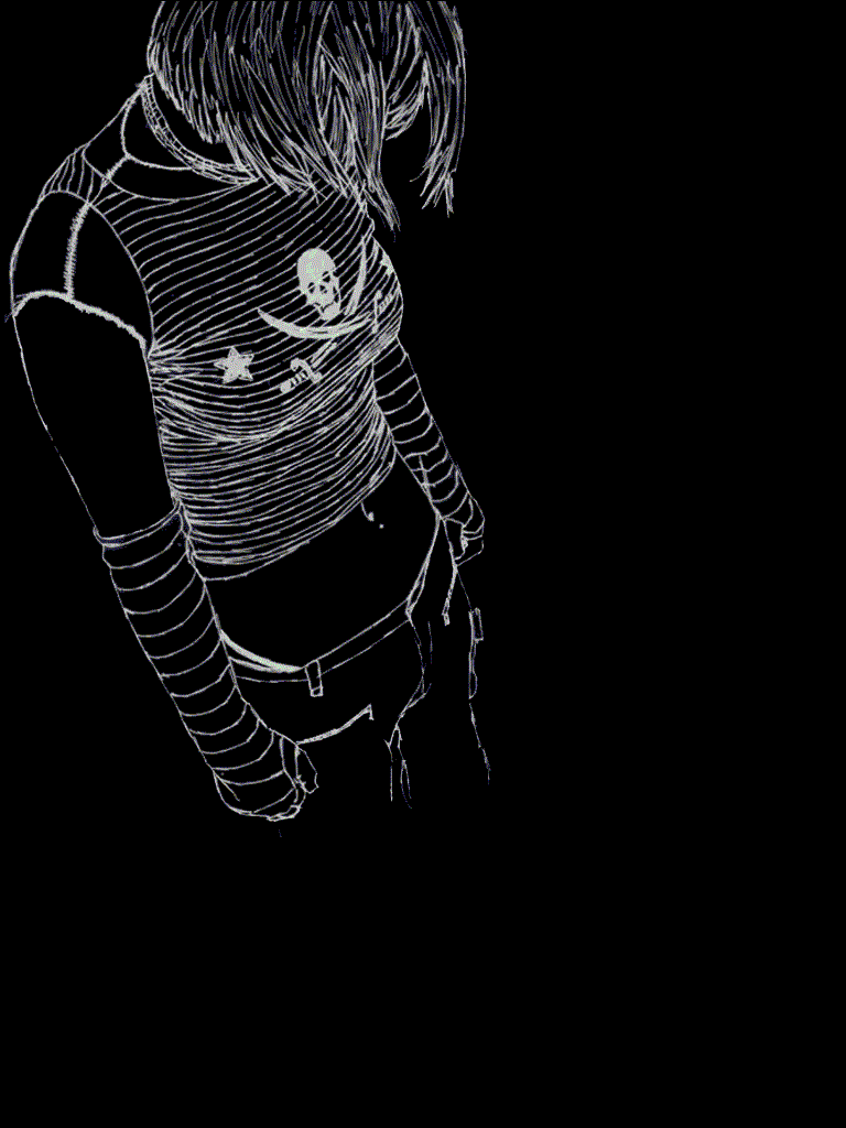 768x1024 Cool Black Wallpaper 3D iPhone Wallpaper