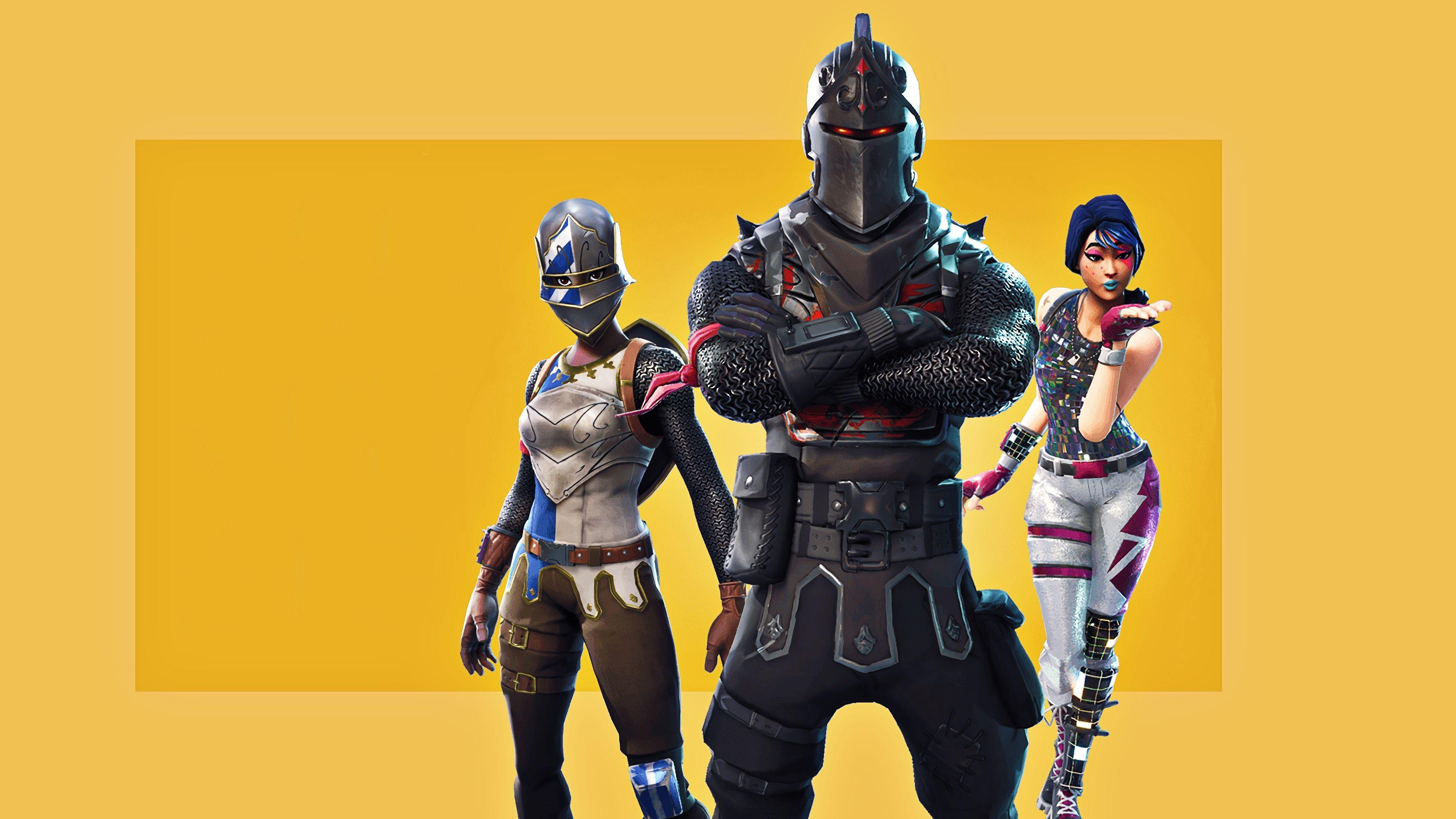 3840x2160 Best Anime Art Fortnite Battle Royale Black Knight Royale Knight
