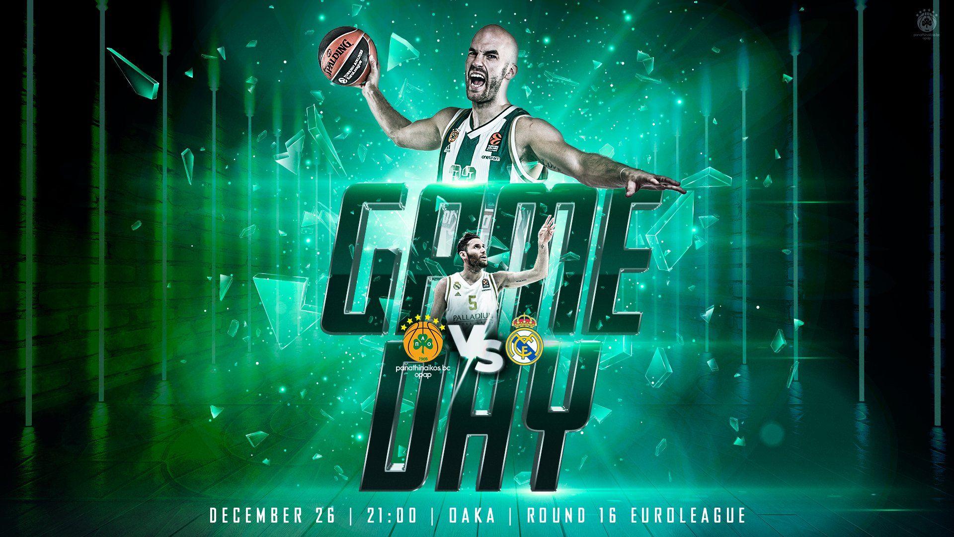 1920x1080 Panathinaikos BC - ☘ GAME DAY