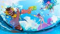 7680x4320 Pool Party of Legends 4K 8K HD LoL Wallpaper