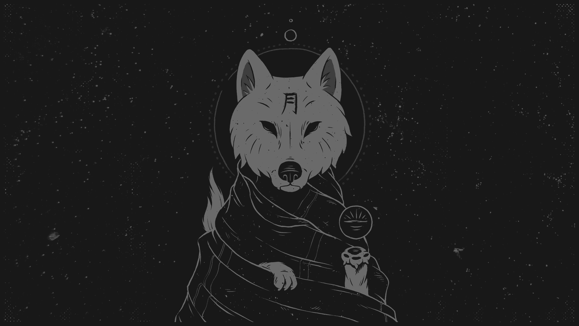 1920x1080 Wise Wolf: wallpaper