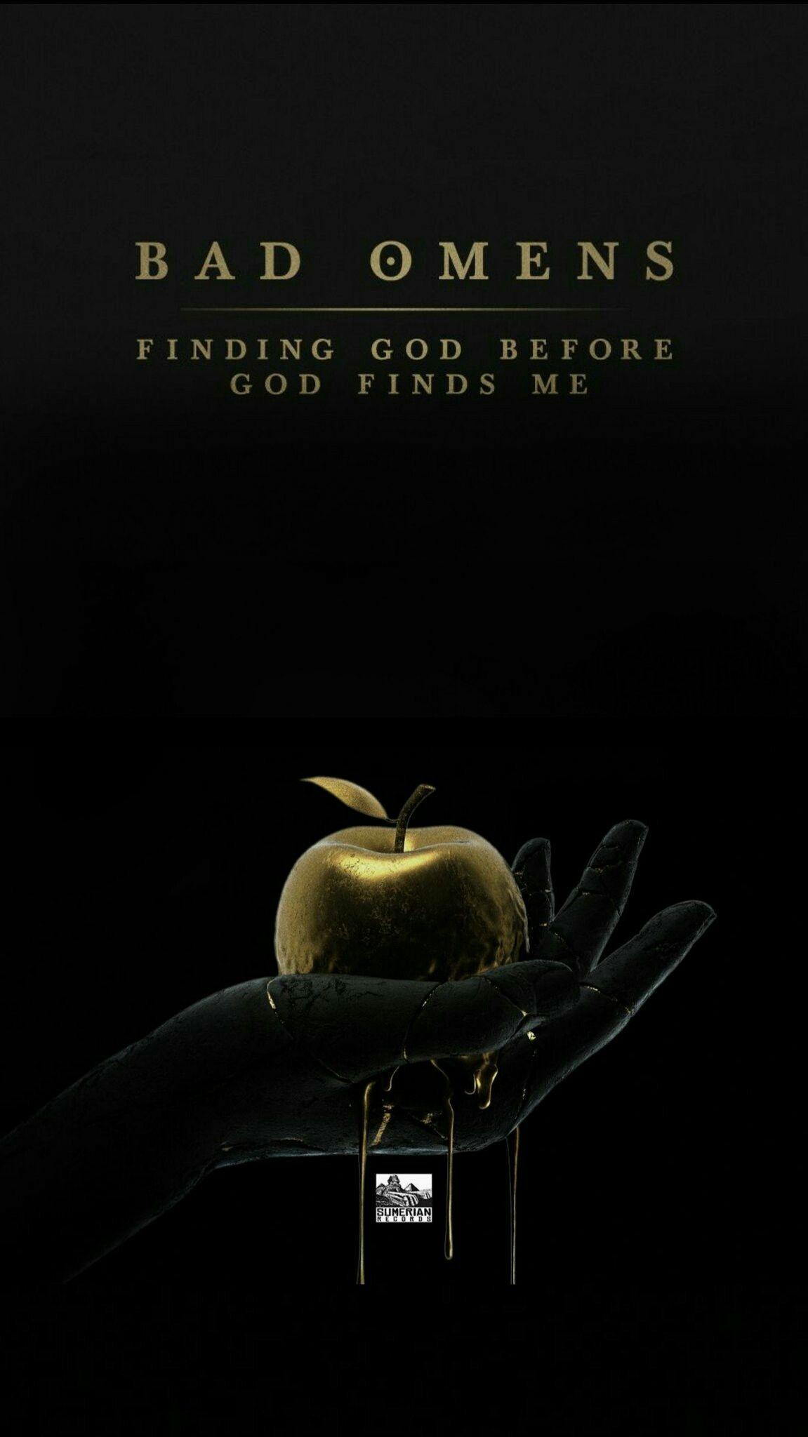 Bad omens like. Bad Omens логотип. Bad Omens - finding God before God finds me (2019). Bad Omens плакат. Bad Omens альбом.