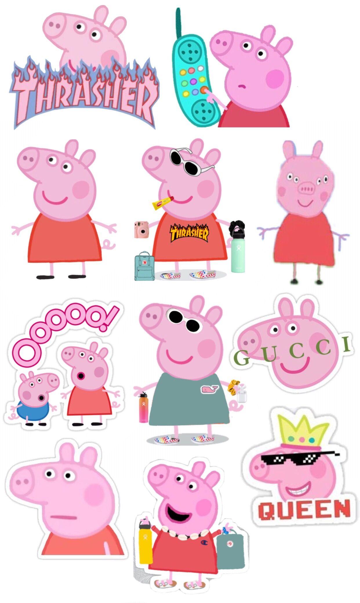 1242x2077 PEPPPAAAA?? WHAT ARE YOU DOING ON MY WALLPAPER?!