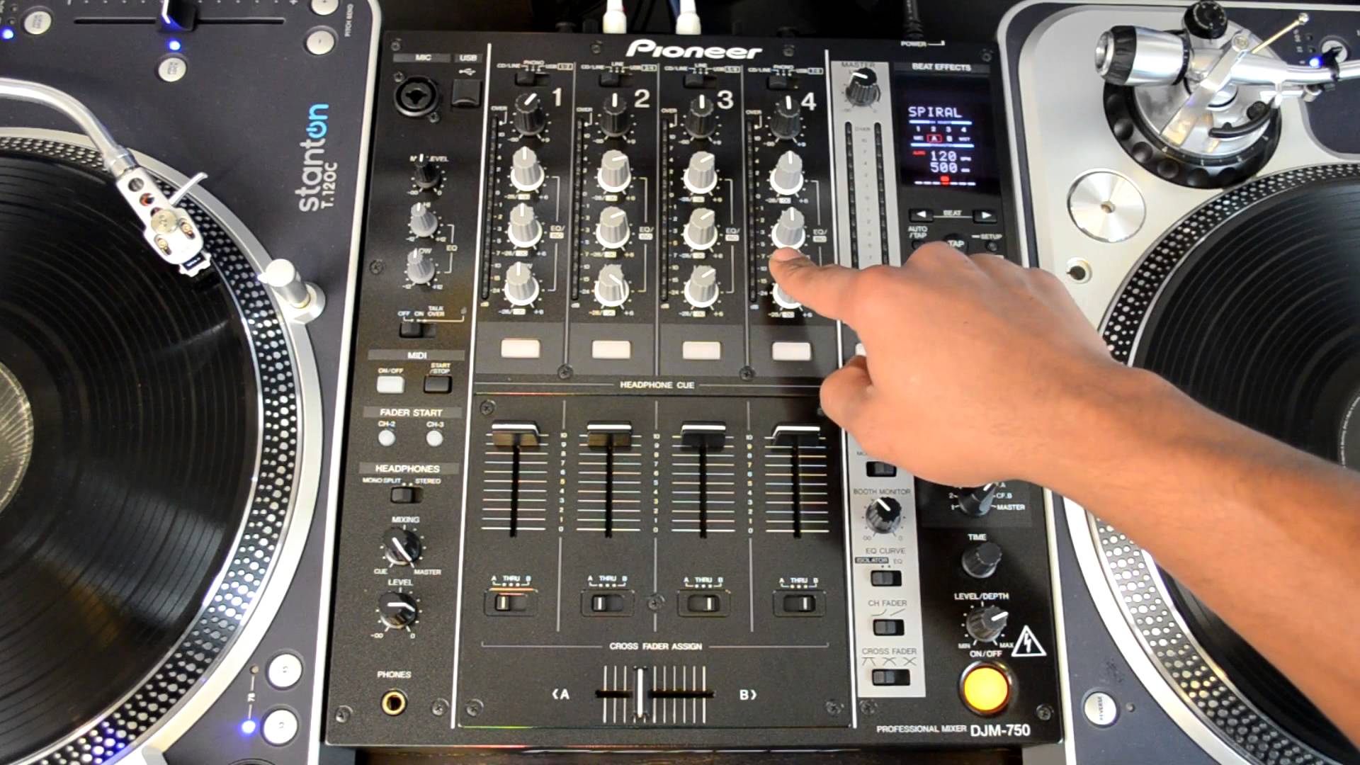 1920x1080 Pioneer Djm 750 Four Channel Professional Dj Mixer Mixer