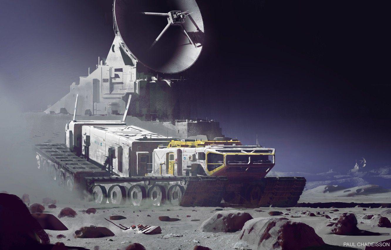 1332x850 Wallpaper stones, landscape, transport, Strike Vector EX, Space