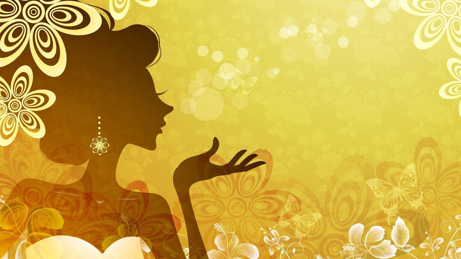 1920x1080 Woman Silhouette HD Literary Wallpaper Free HD Wallpaper, Download