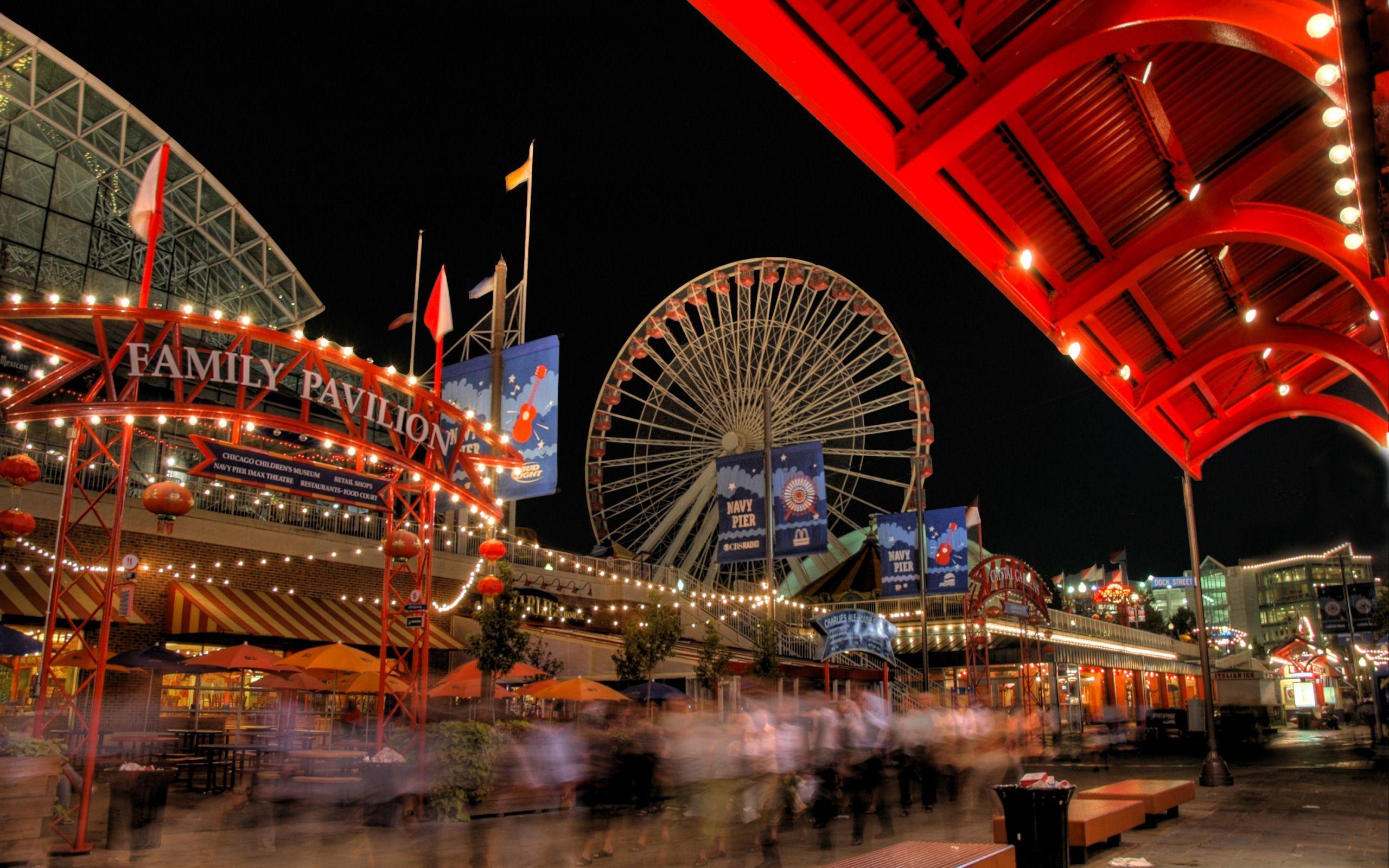 2560x1600 Navy Pier Wallpaper