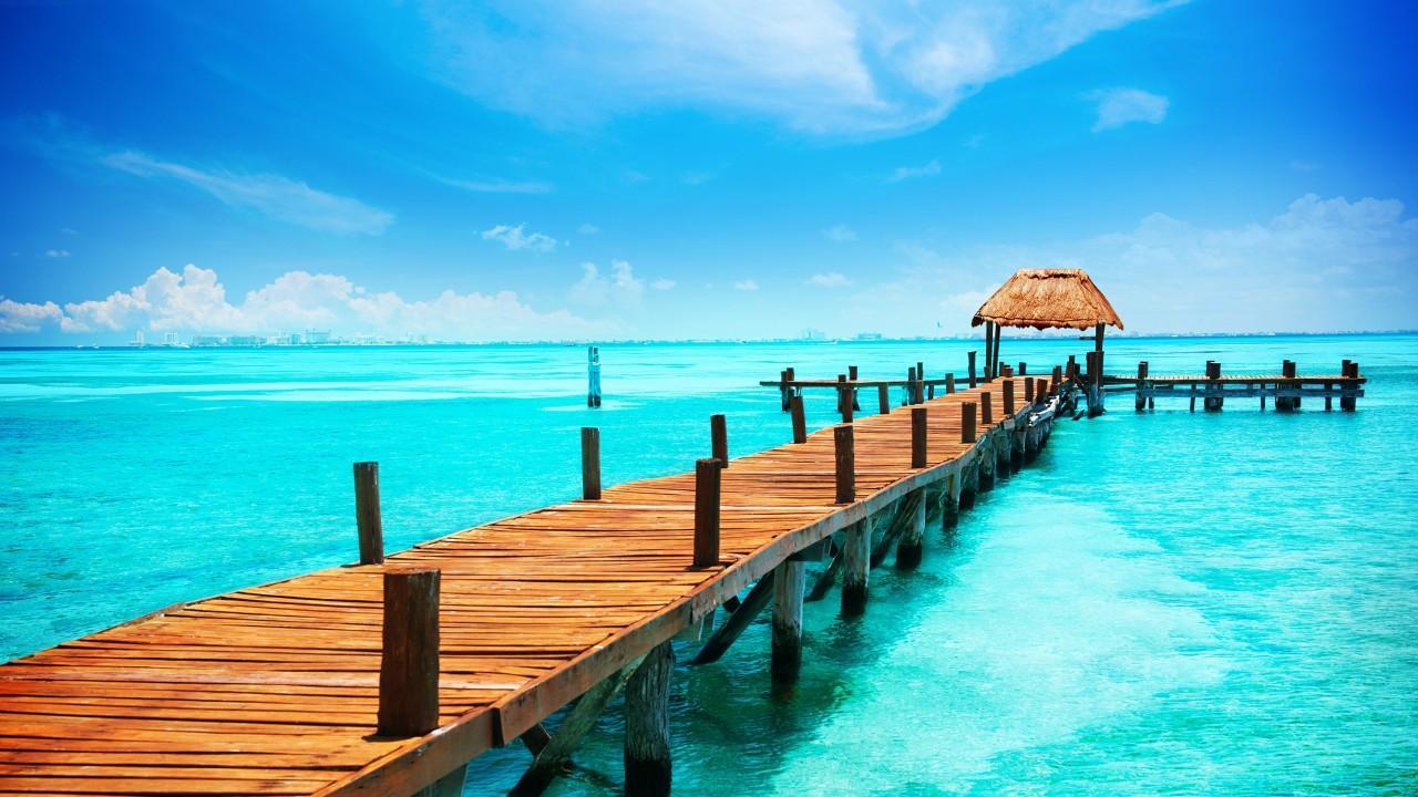 1280x720 Pier Wallpaper