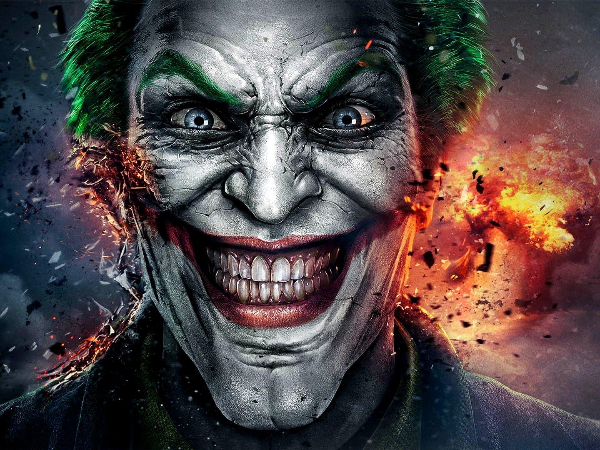 1920x1440 Joker Laugh HD Walpaper Free Download :