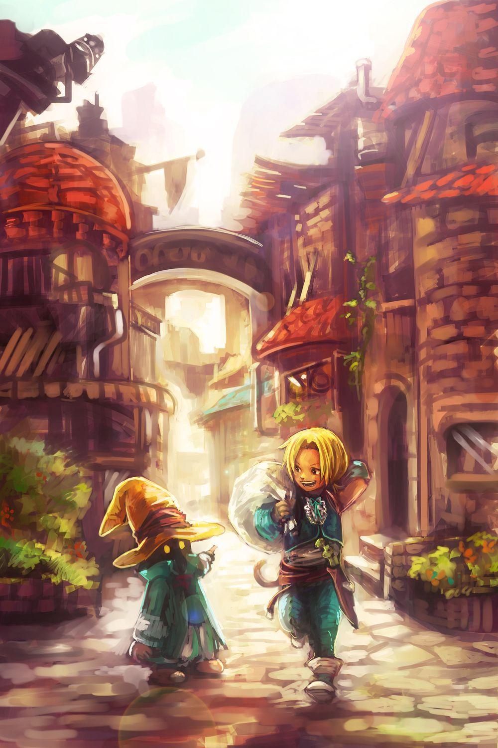 1000x1500 Zidane and Vivi in the best fan art I've ever seen for Final