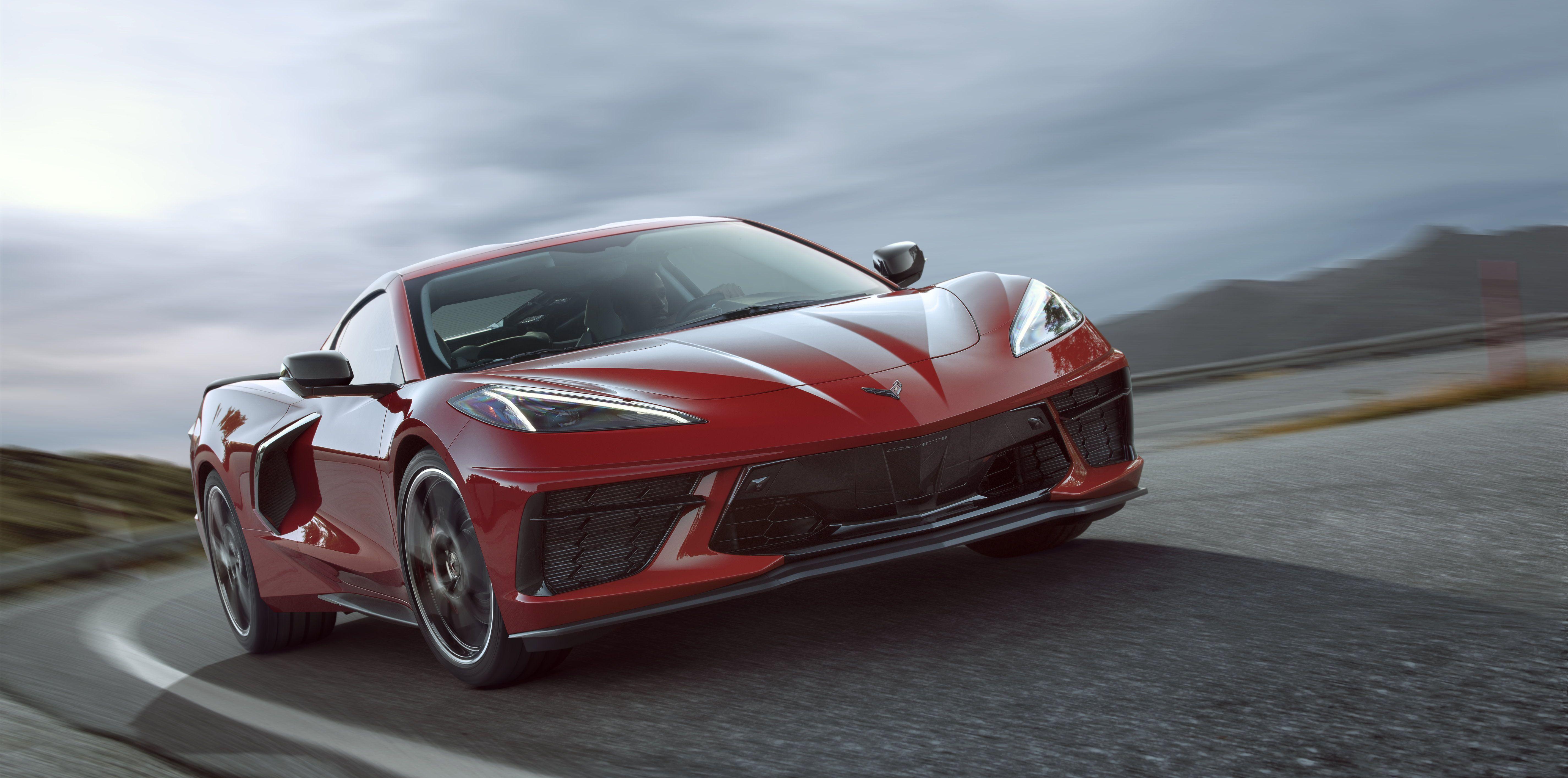 5700x2830 Chevy C8 Corvette Wallpaper