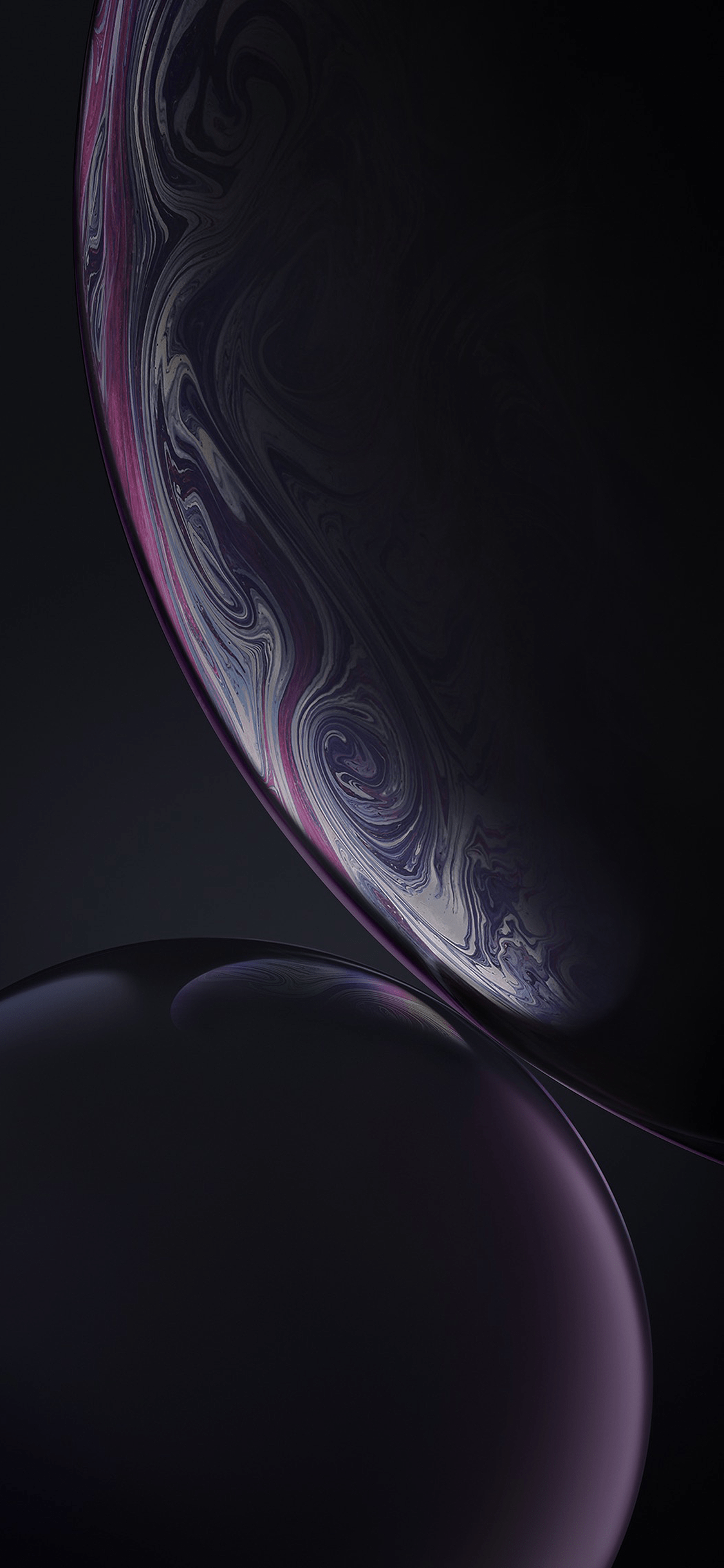 Wallpaper Black Ios 18