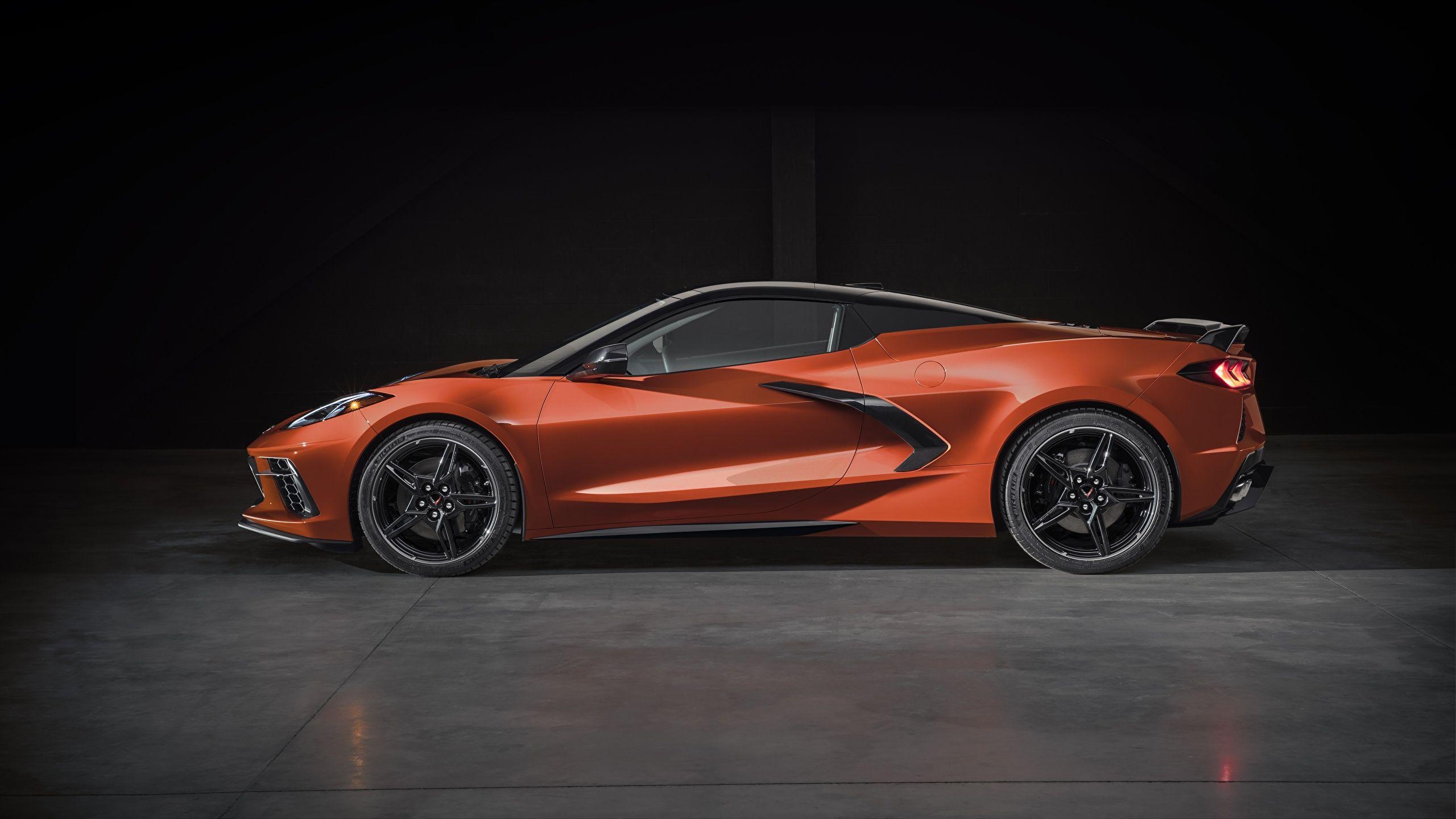 2560x1440 Image Chevrolet Corvette Stingray 2020 C8 Side auto 2560x1440