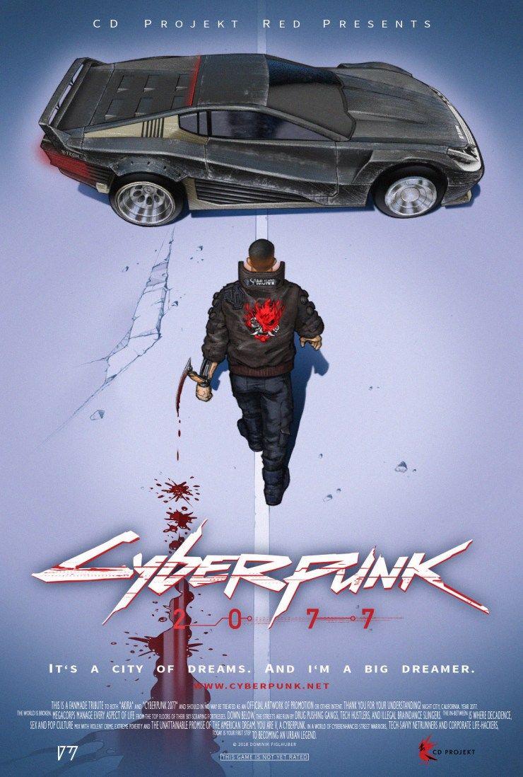 740x1098 This Sublime 'Cyberpunk 2077' Poster Pays Tribute to 'Akira